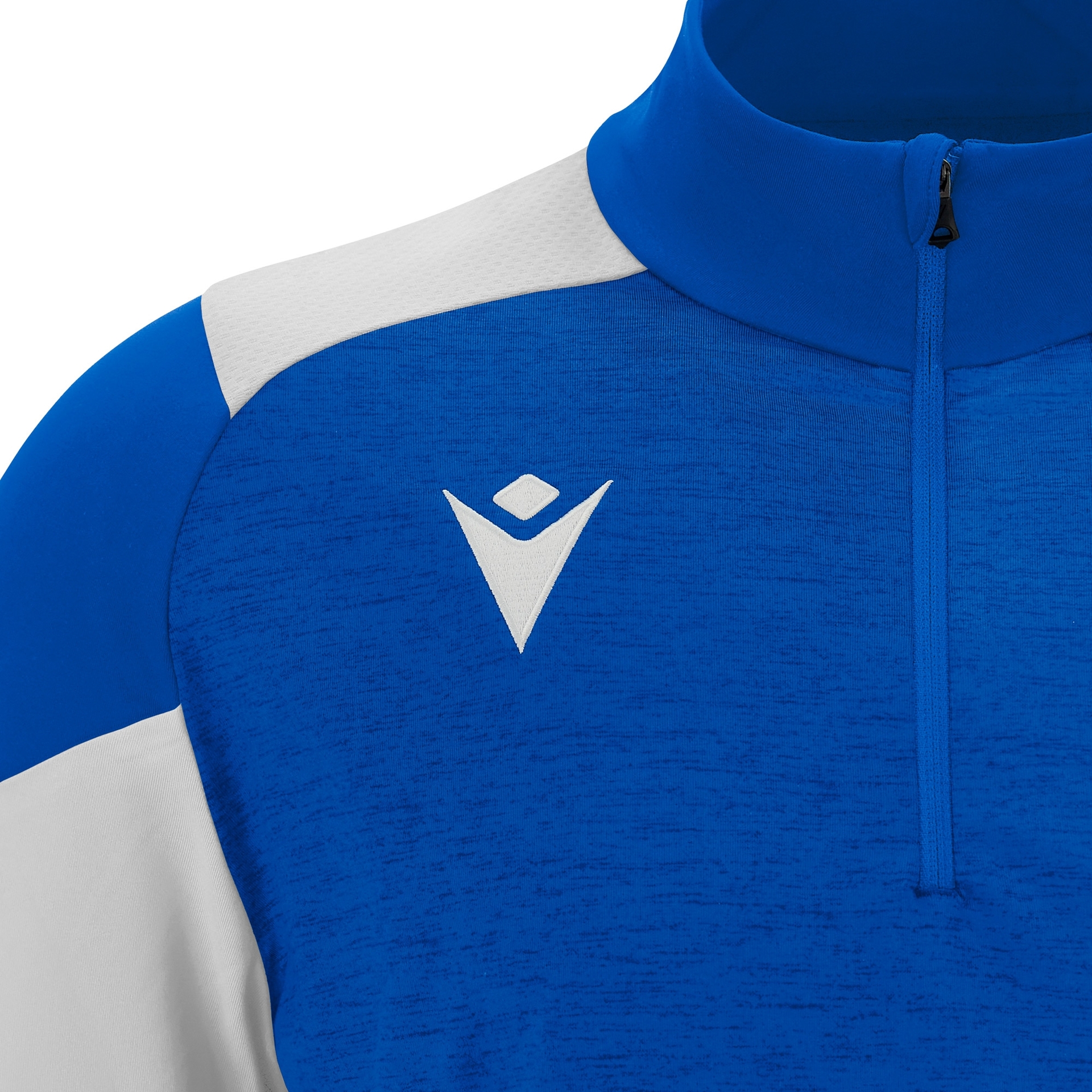 Macron Izel 1/4 Zip Top - blauw/wit, foto 3 van 5