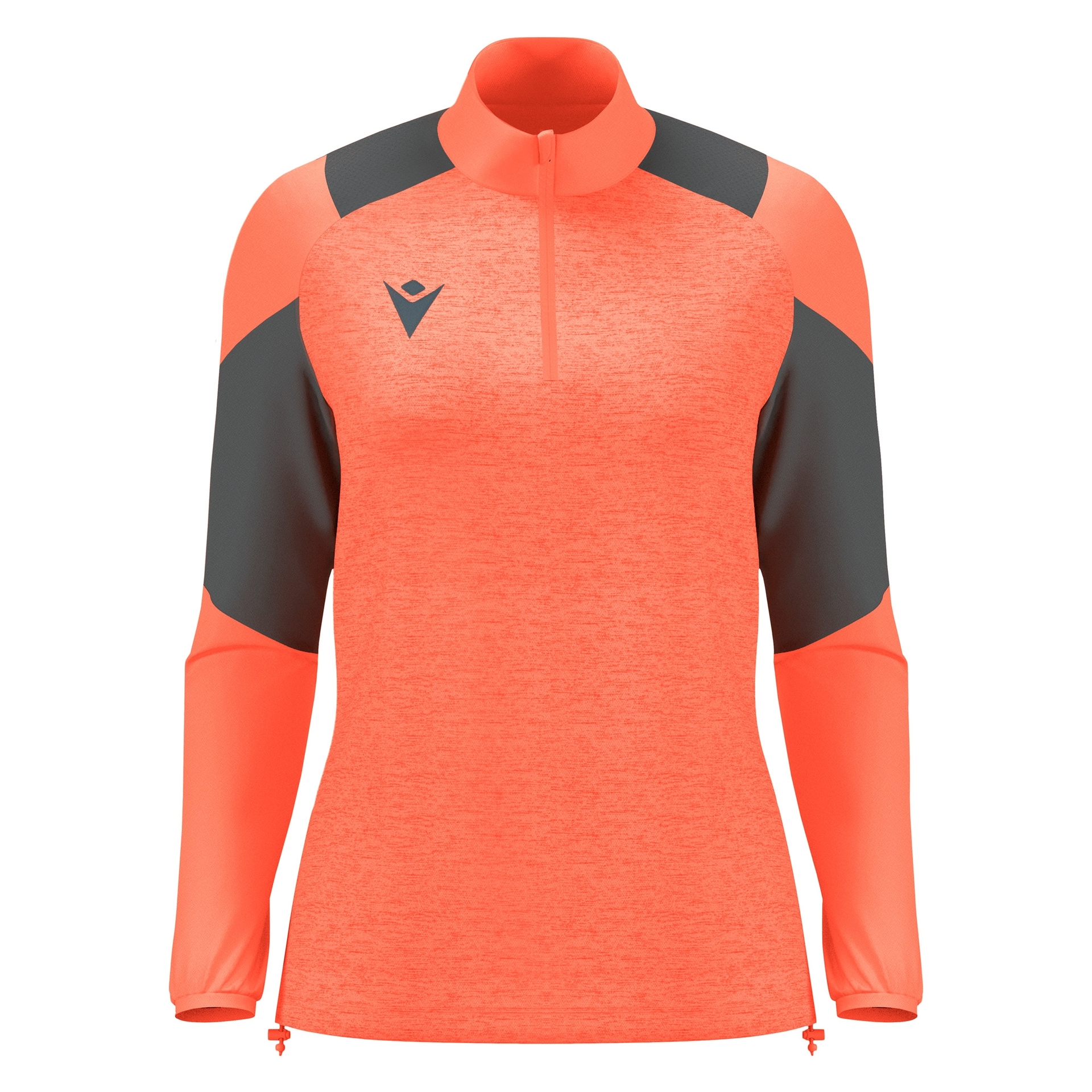 Macron Chantico 1/4 Zip Top dames - neon coral