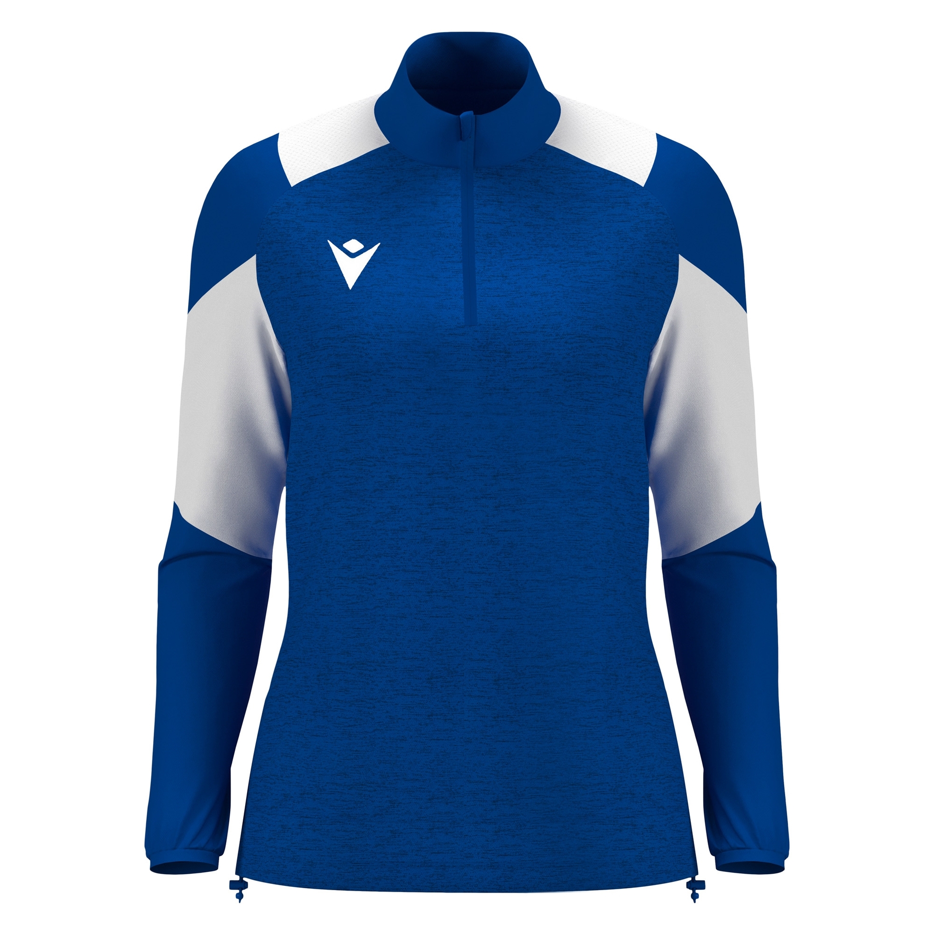 Macron Chantico 1/4 Zip Top dames - blauw/wit