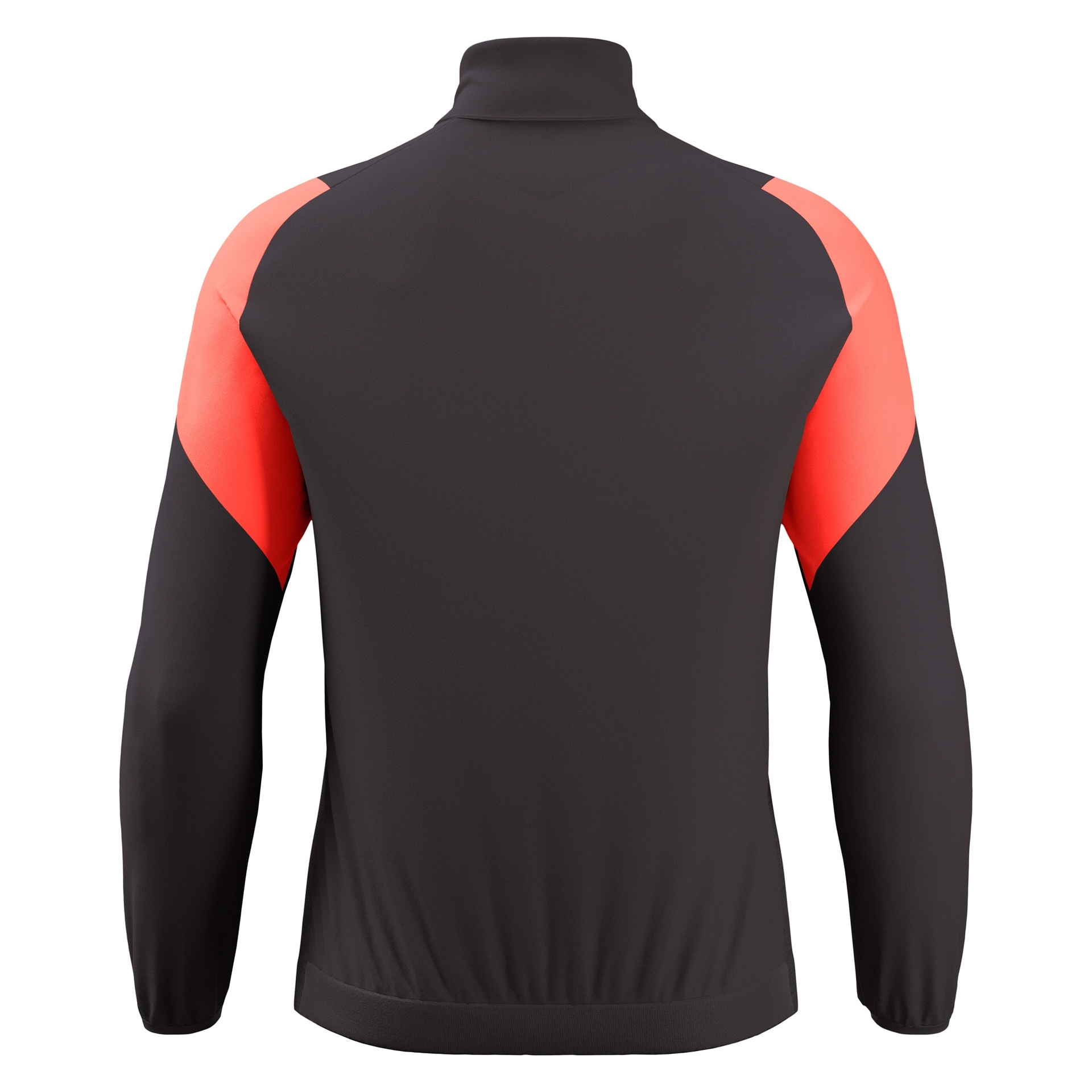 Macron Vanir Full Zip Top - antraciet/neon coral, foto 5 van 6