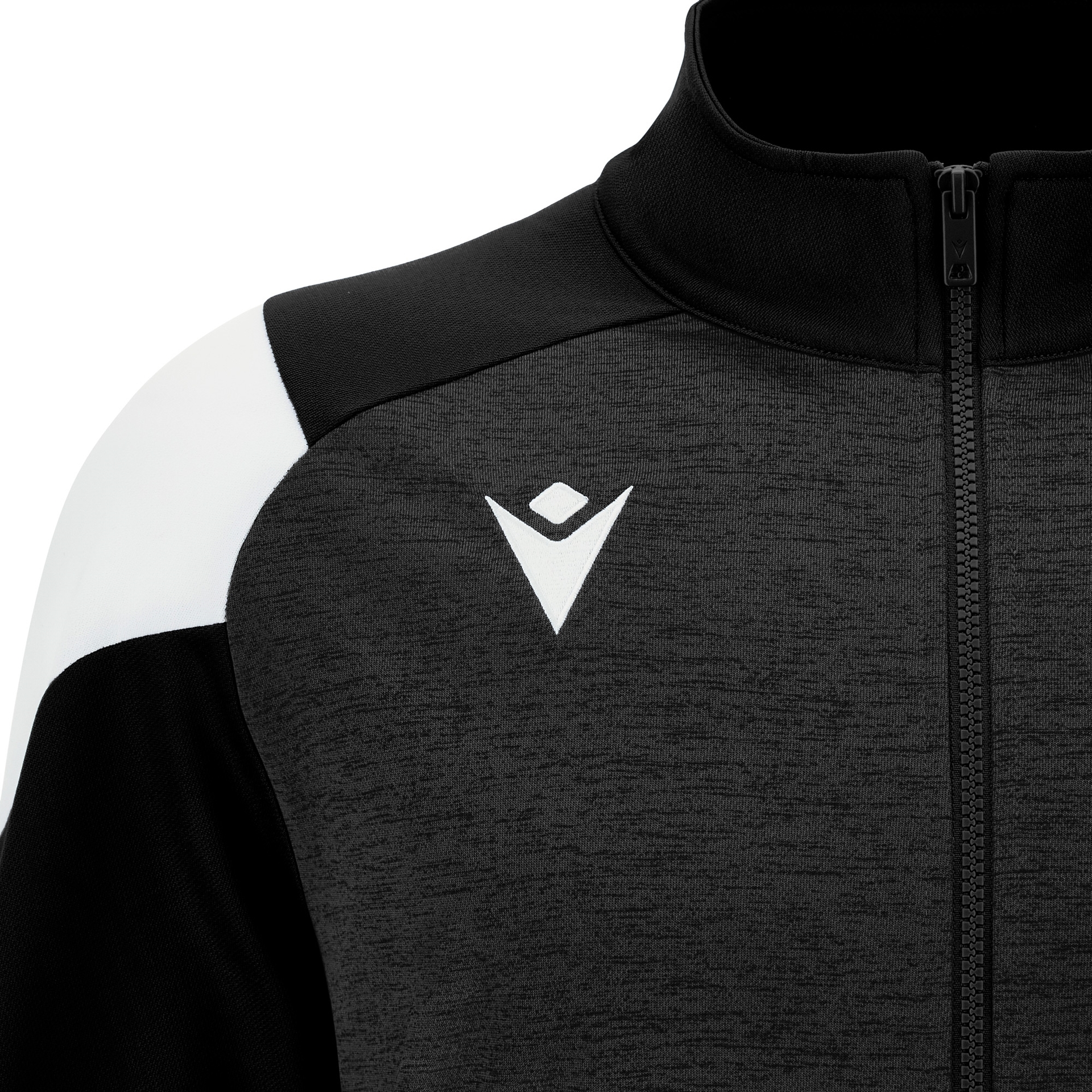 Macron Vanir Full Zip Top - zwart/wit, foto 4 van 6