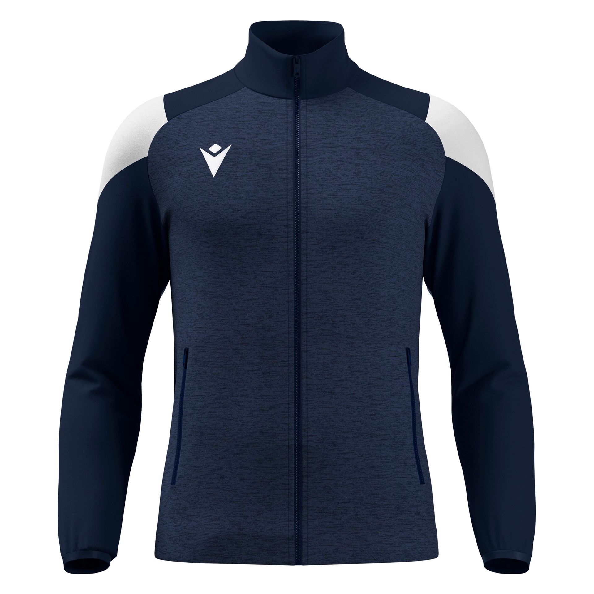 Macron Vanir Full Zip Top - navy/wit, foto 2 van 6