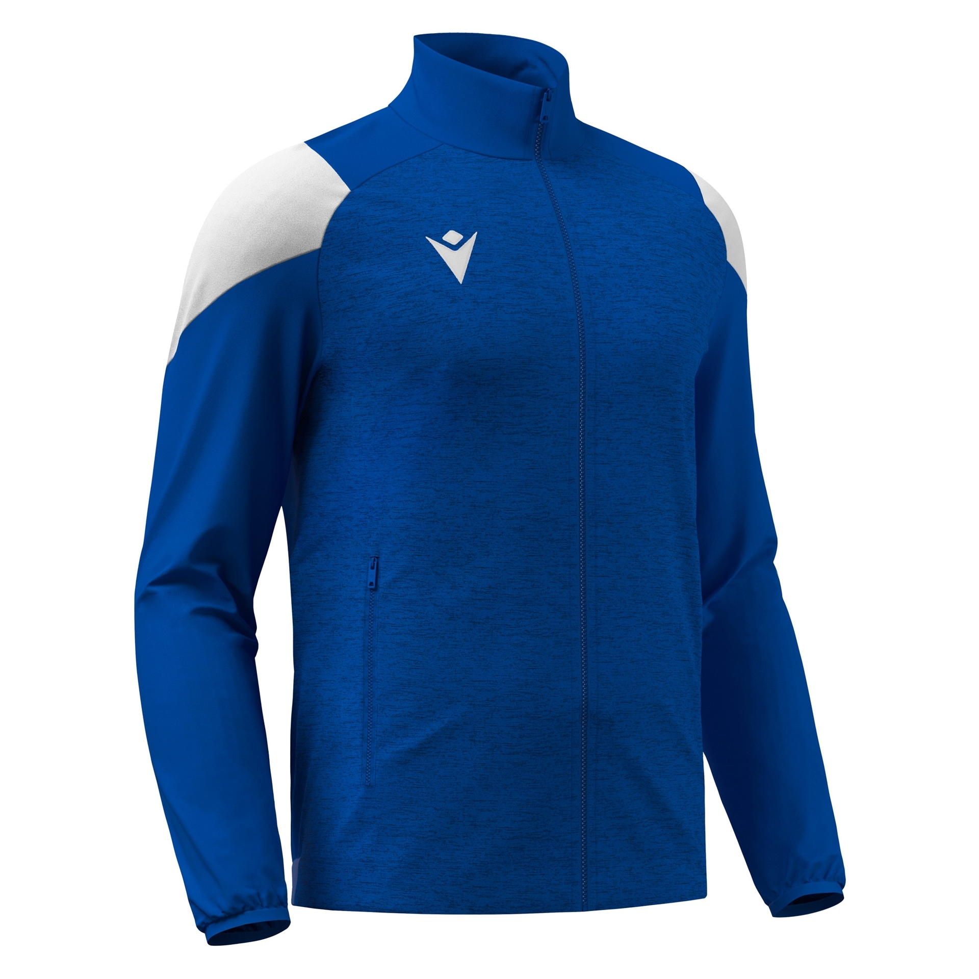 Macron Vanir Full Zip Top - blauw/wit