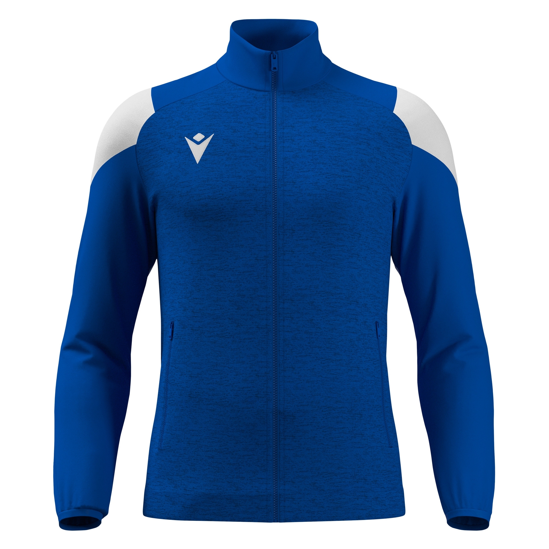 Macron Vanir Full Zip Top - blauw/wit, foto 2 van 6