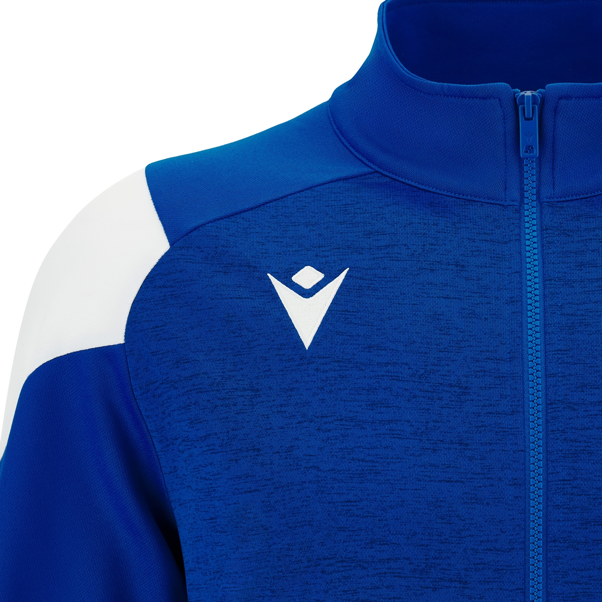 Macron Vanir Full Zip Top - blauw/wit, foto 4 van 6
