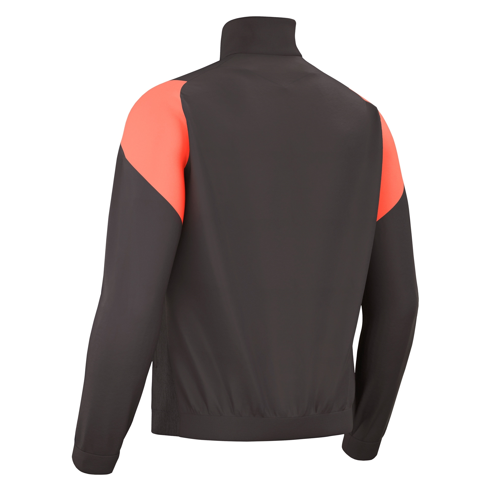 Macron Prometheus Full Zip Top - antraciet/neon coral, foto 2 van 6