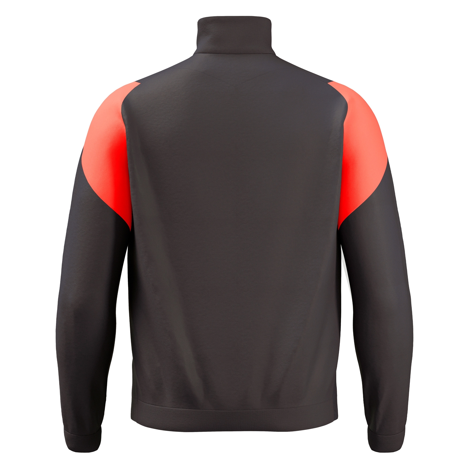 Macron Prometheus Full Zip Top - antraciet/neon coral, foto 6 van 6
