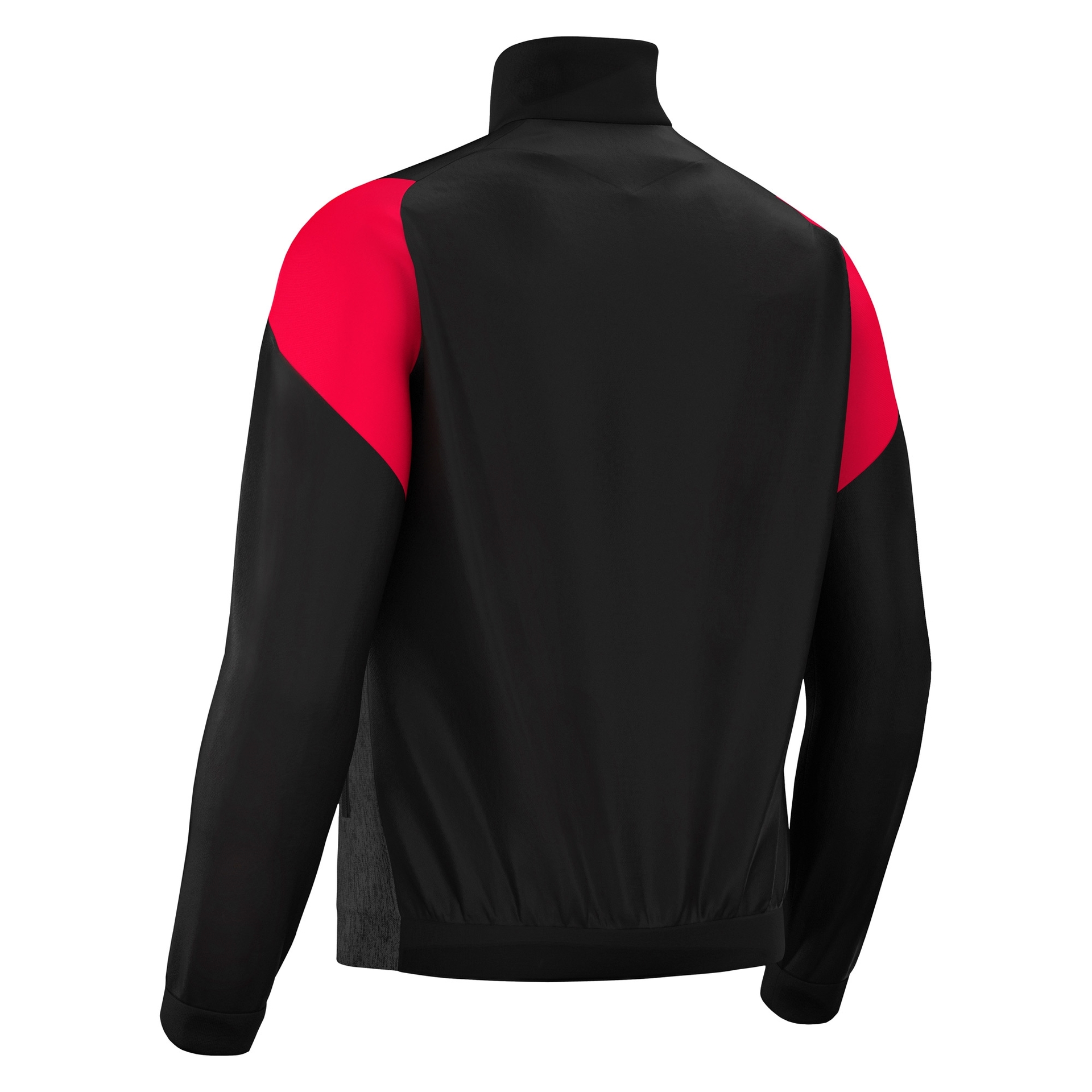 Macron Prometheus Full Zip Top - zwart/rood, foto 2 van 6