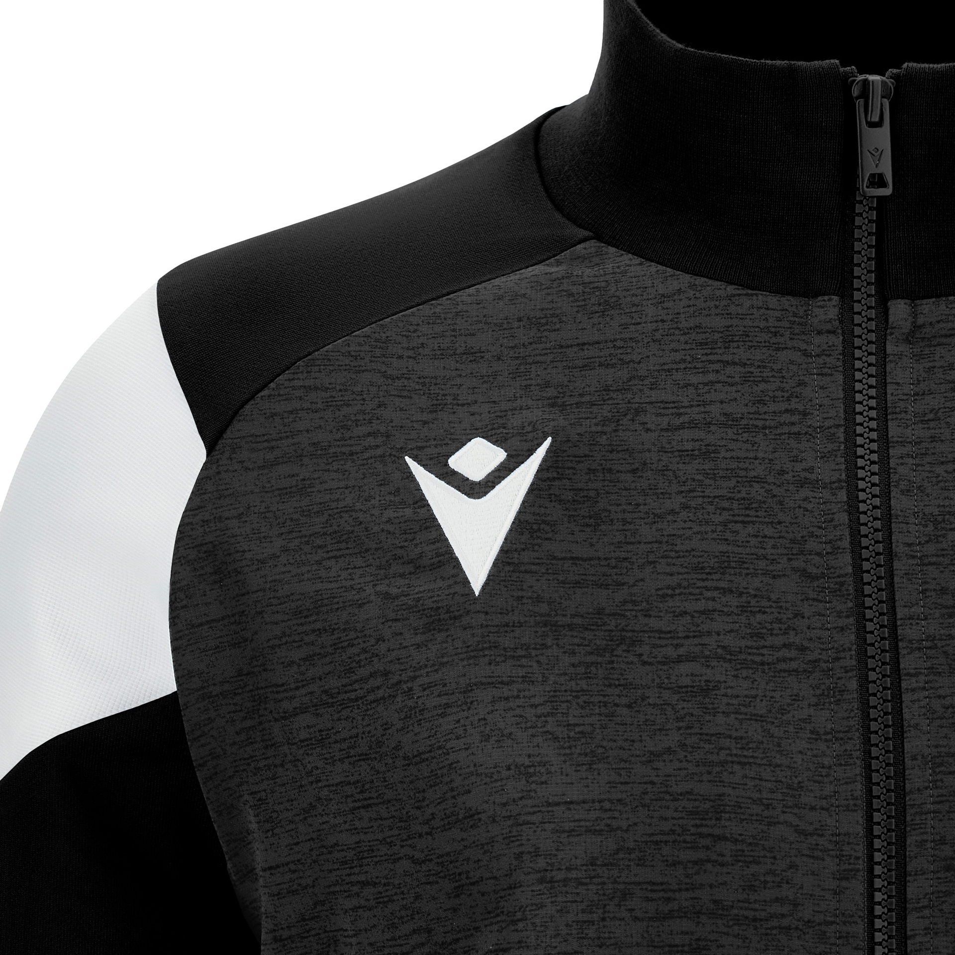 Macron Prometheus Full Zip Top - zwart/wit, foto 3 van 6