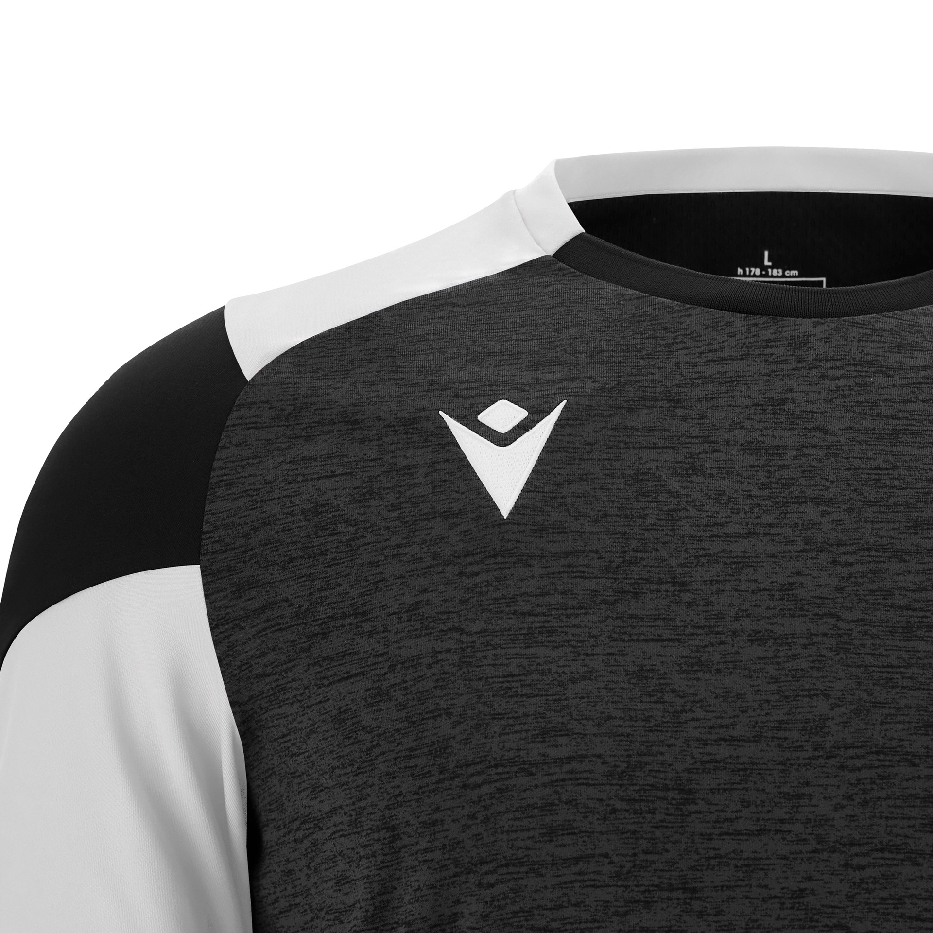 Macron Sphinx shirt dames - zwart/wit, foto 4 van 6