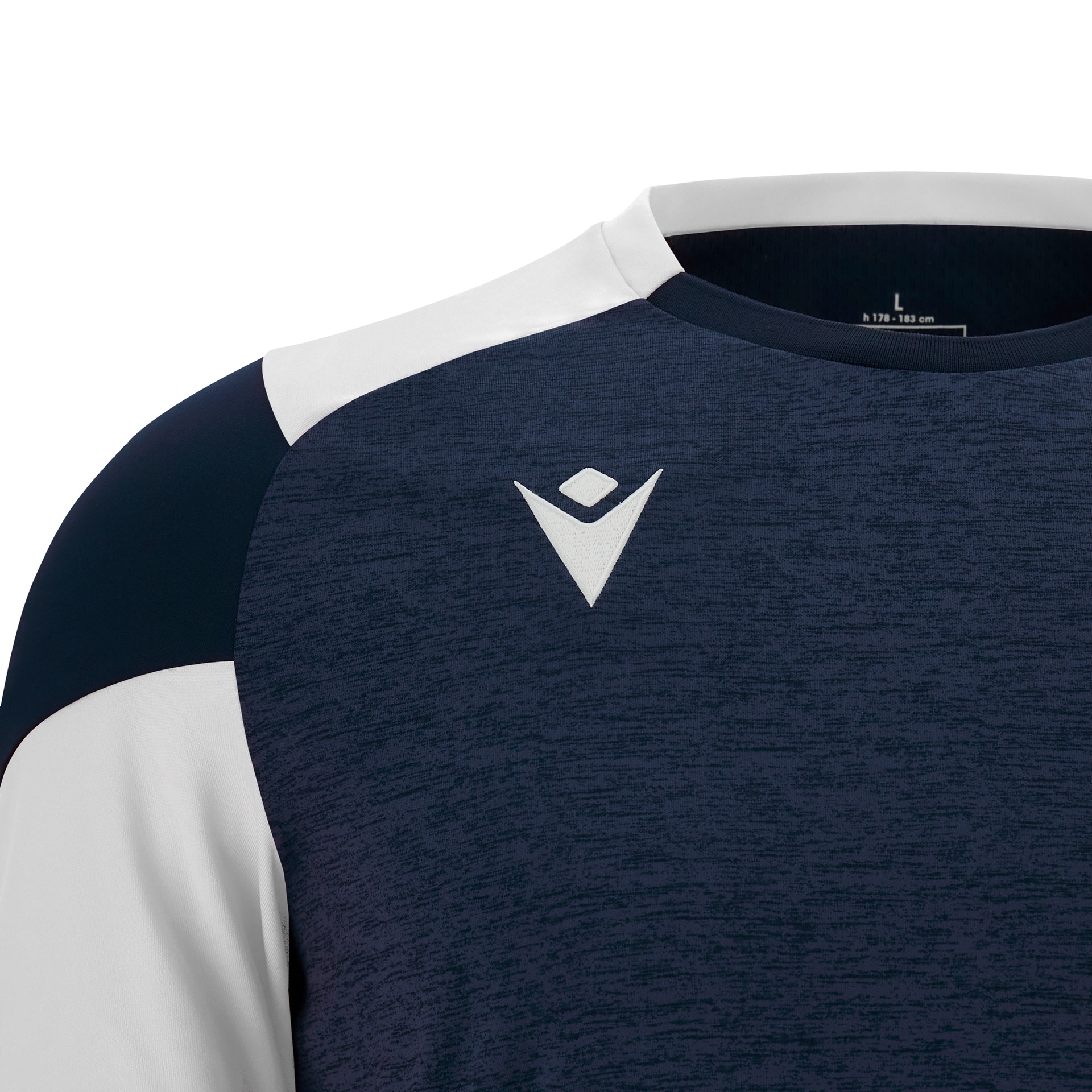 Macron Sphinx shirt dames - navy/wit, foto 4 van 6