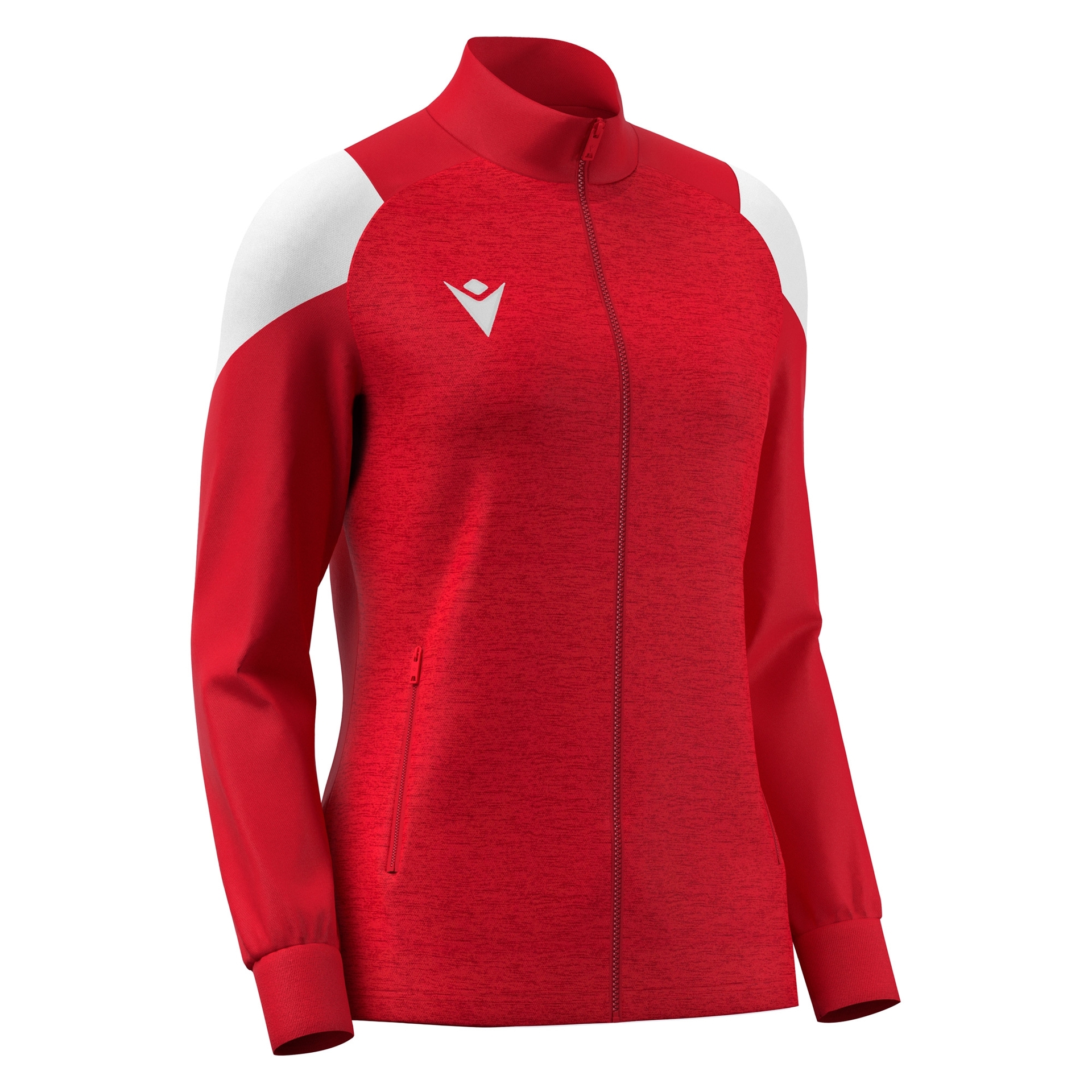 Macron Valkyria Full Zip Top dames - rood/wit, foto 4 van 6