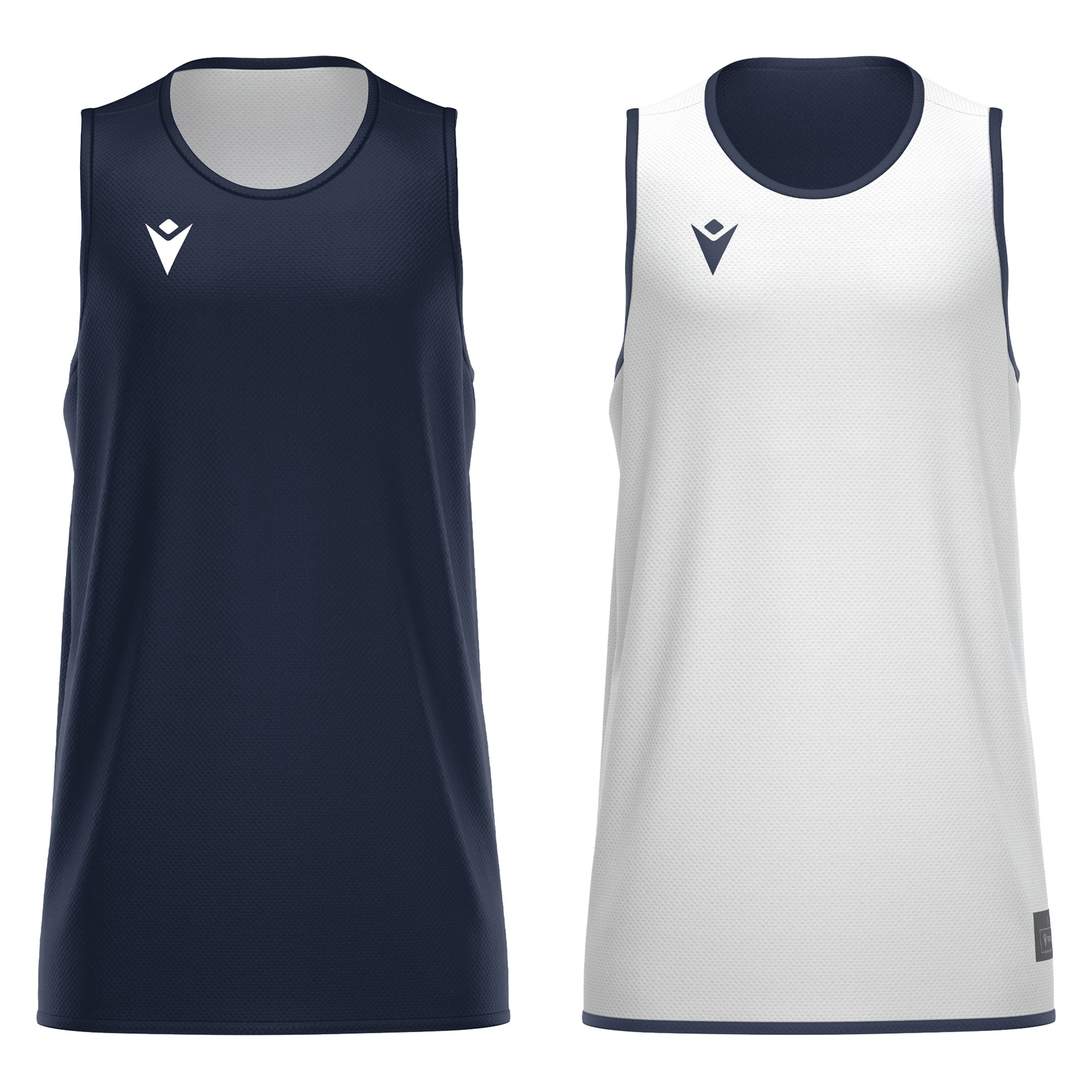 BV Millwings - Macron X500 reversible basketbalshirt - navy, foto 5 van 6