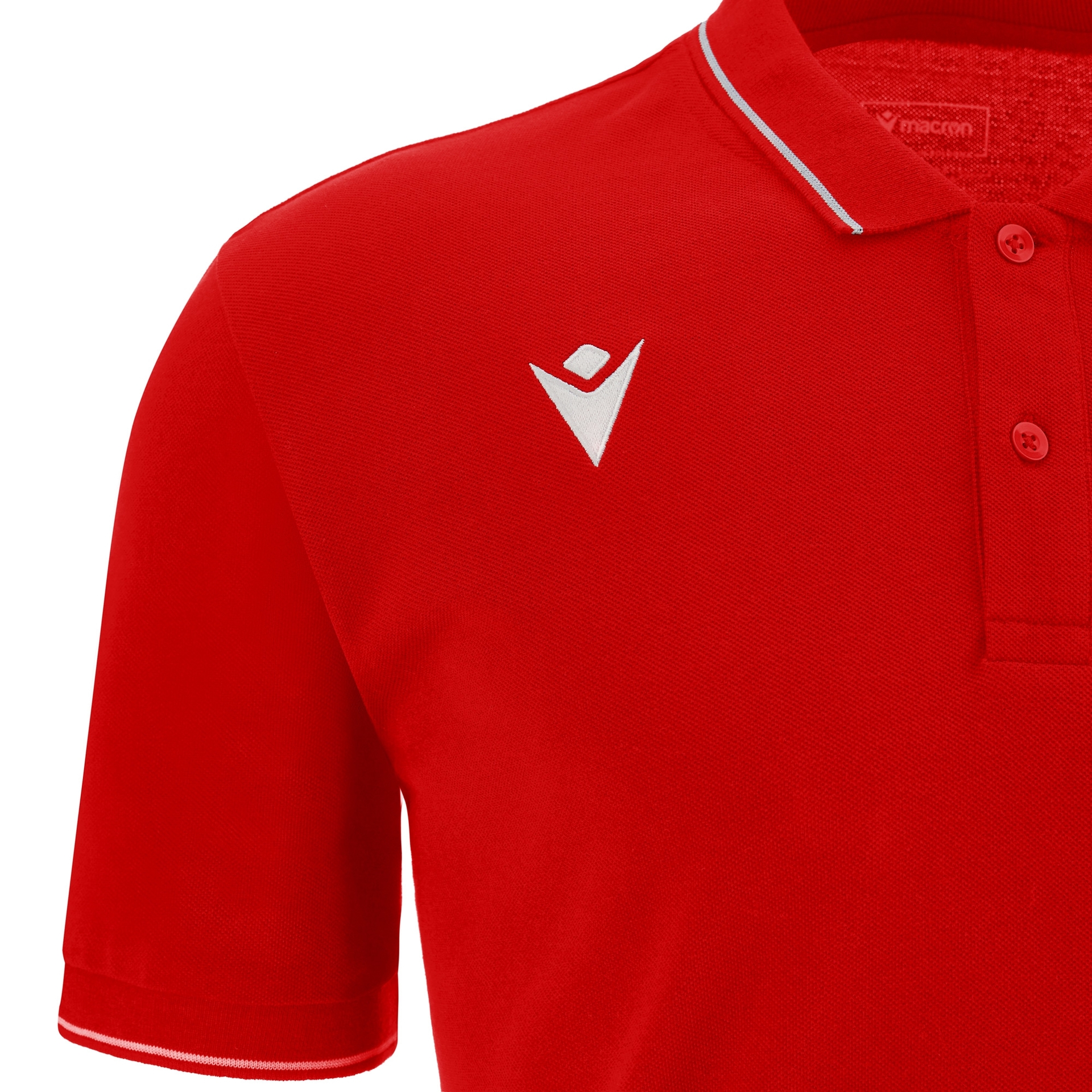 Macron Comedy polo - rood, foto 4 van 6