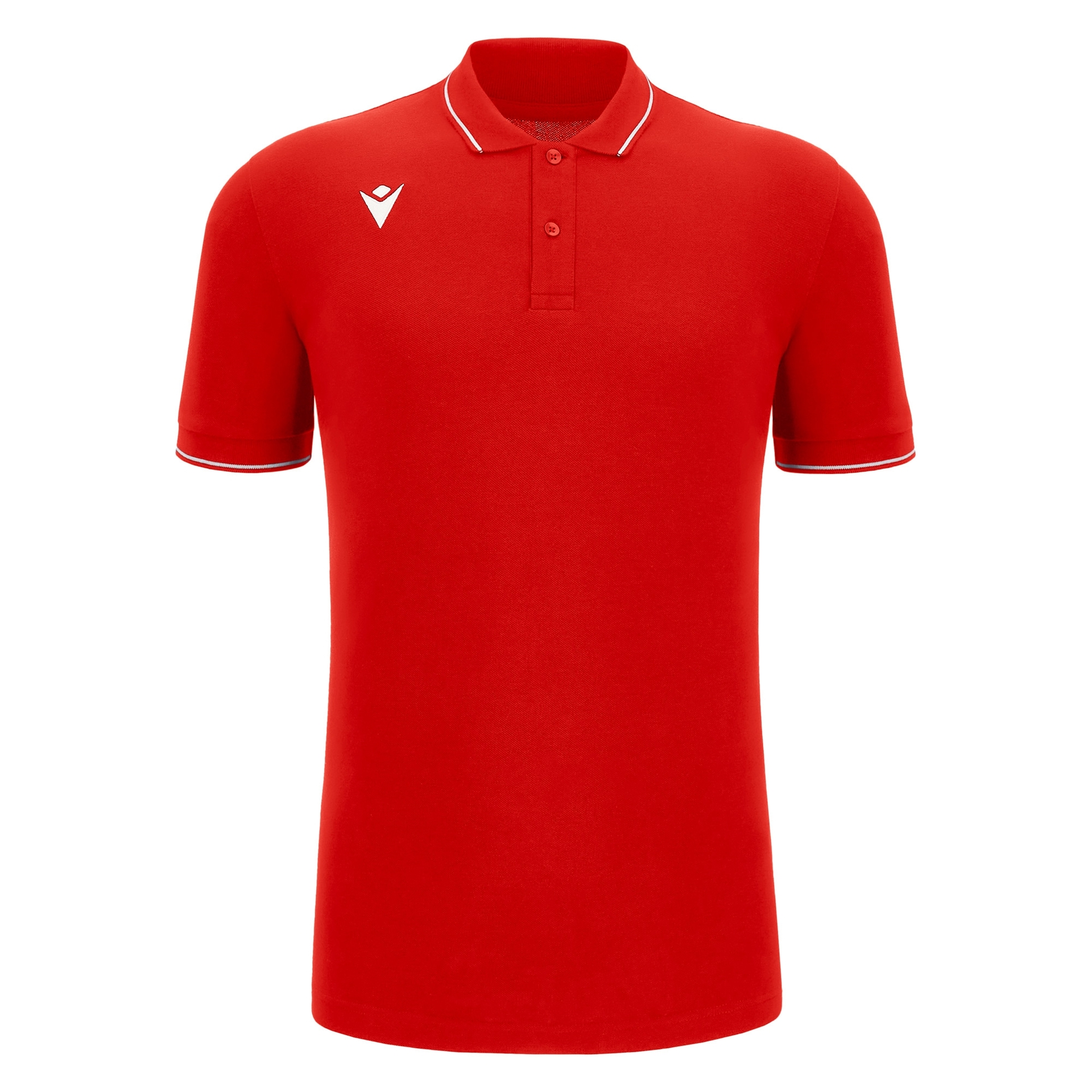 Macron Comedy polo - rood, foto 2 van 6