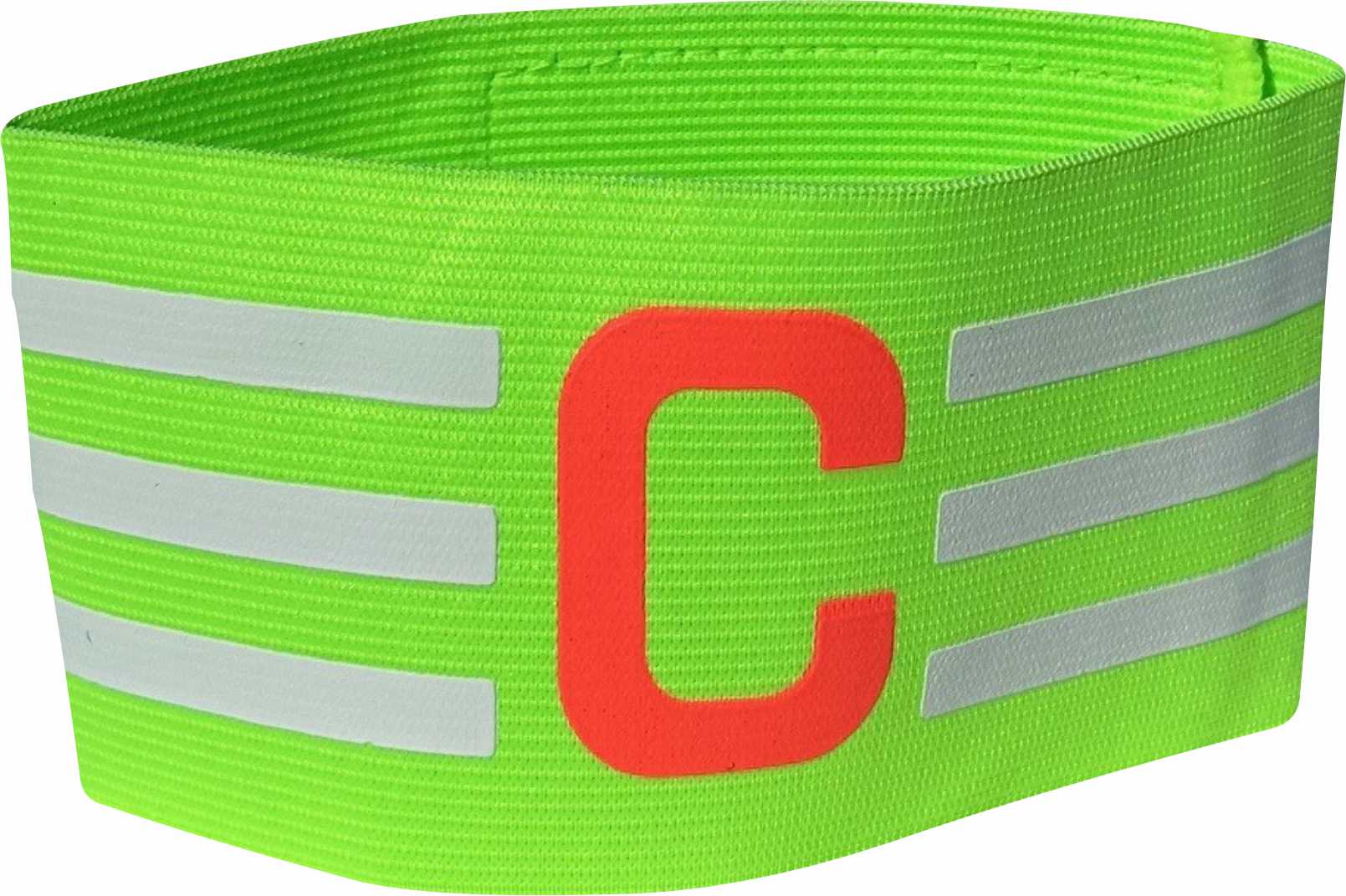 Aanvoerdersband STRIPE - elastisch verstelbaar | neon groen, foto 2 van 3