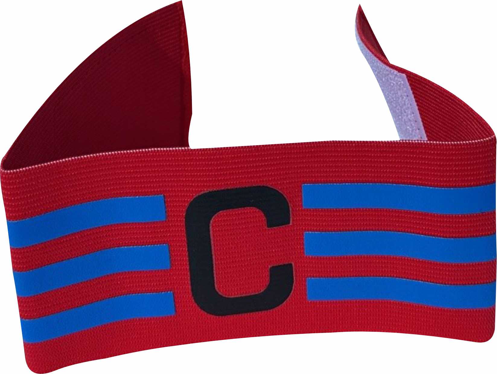 Aanvoerdersband STRIPE - elastisch verstelbaar | rood, foto 3 van 3