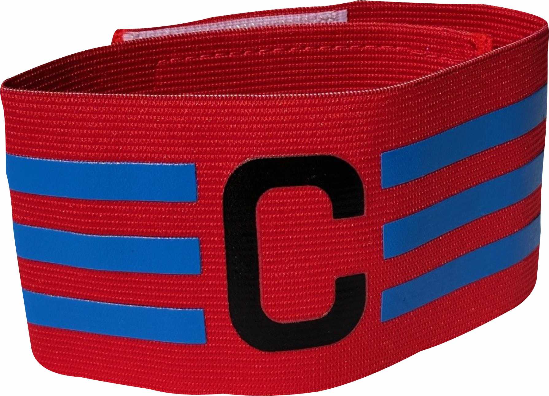 Aanvoerdersband STRIPE - elastisch verstelbaar | rood, foto 2 van 3