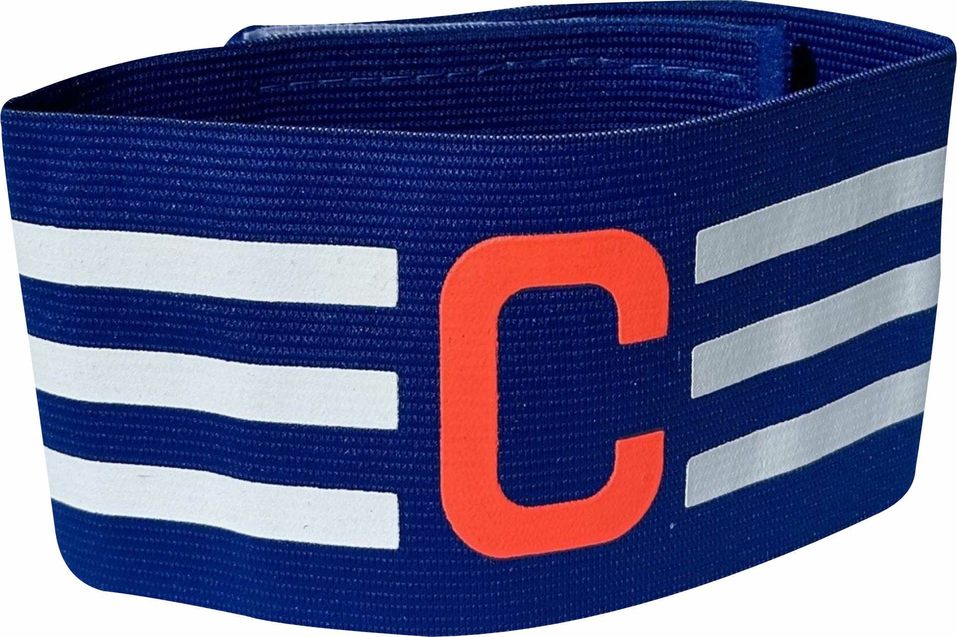 Aanvoerdersband STRIPE - elastisch verstelbaar | blauw, foto 2 van 3