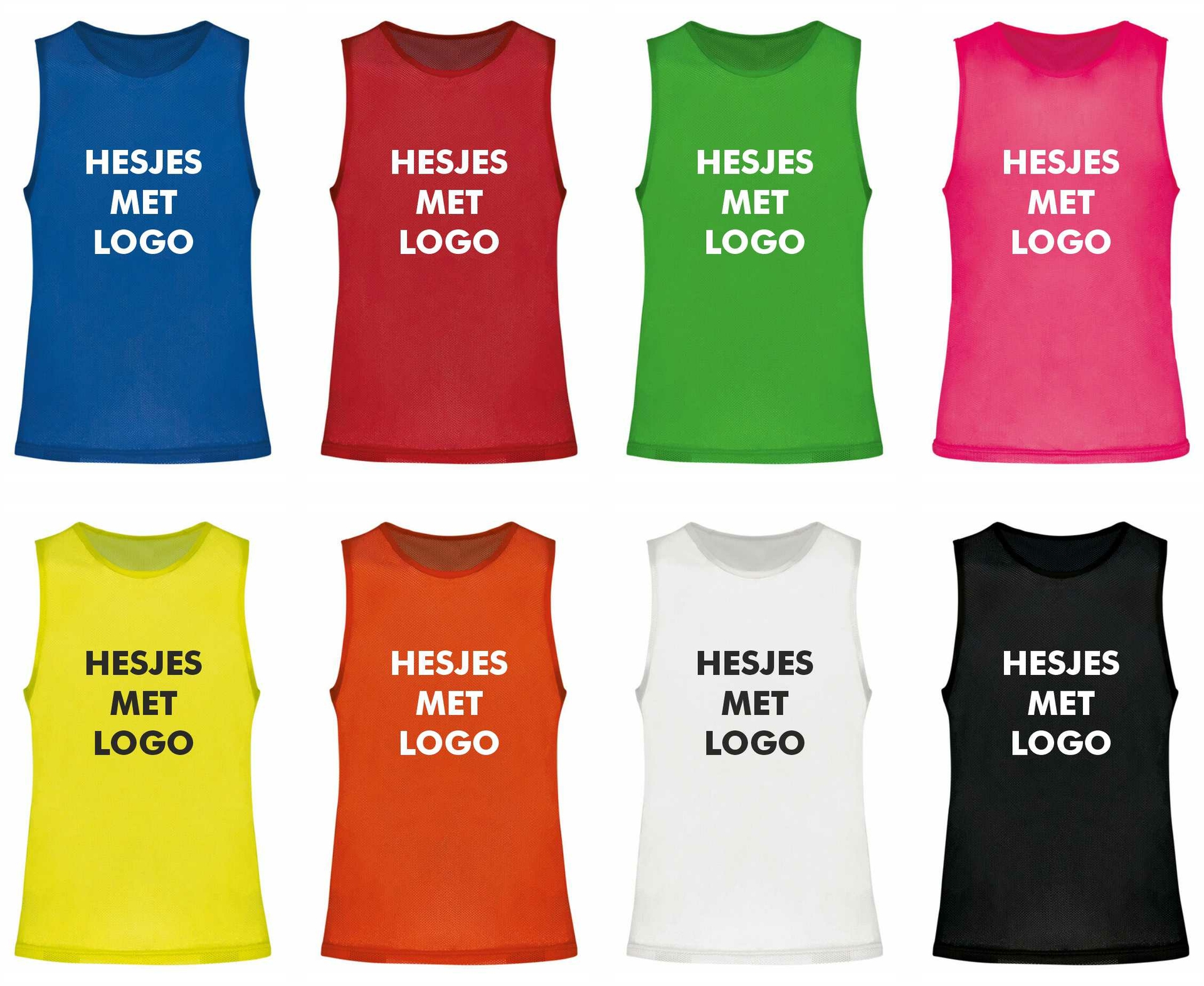 Hesjes bedrukken met eigen logo