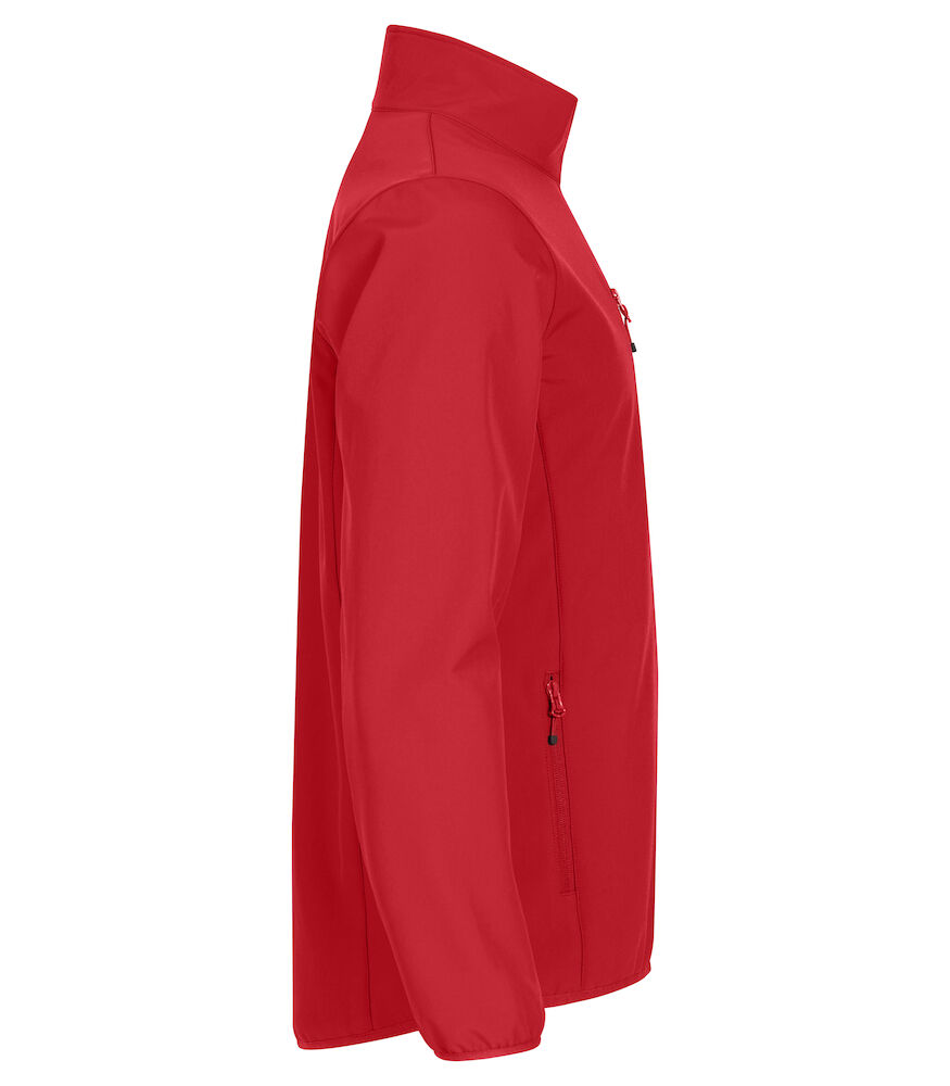 Clique Softshell Jas Heren - rood, foto 4 van 6