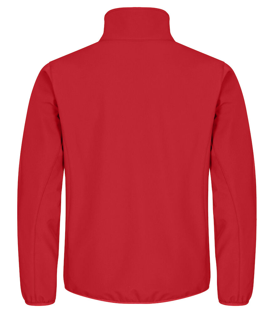 Clique Softshell Jas Heren - rood, foto 2 van 6