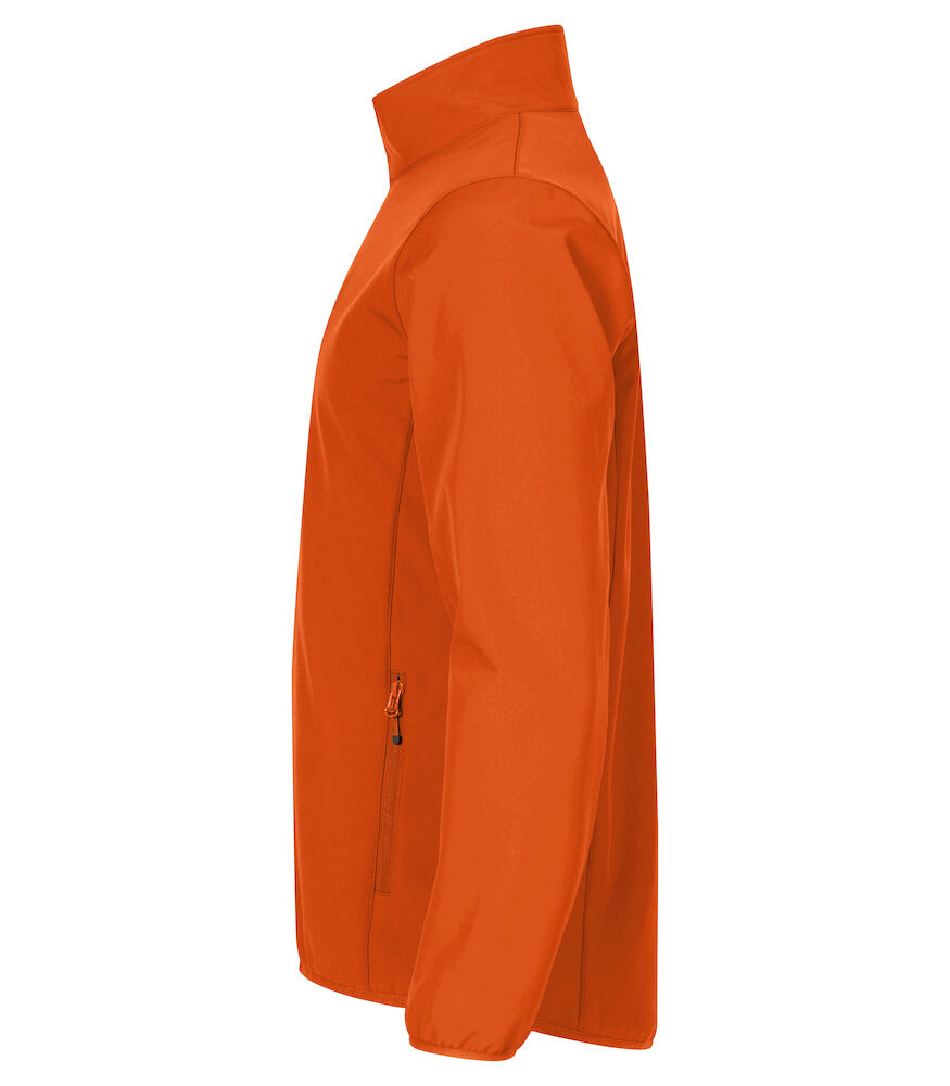 Clique Softshell Jas Heren - oranje, foto 3 van 6