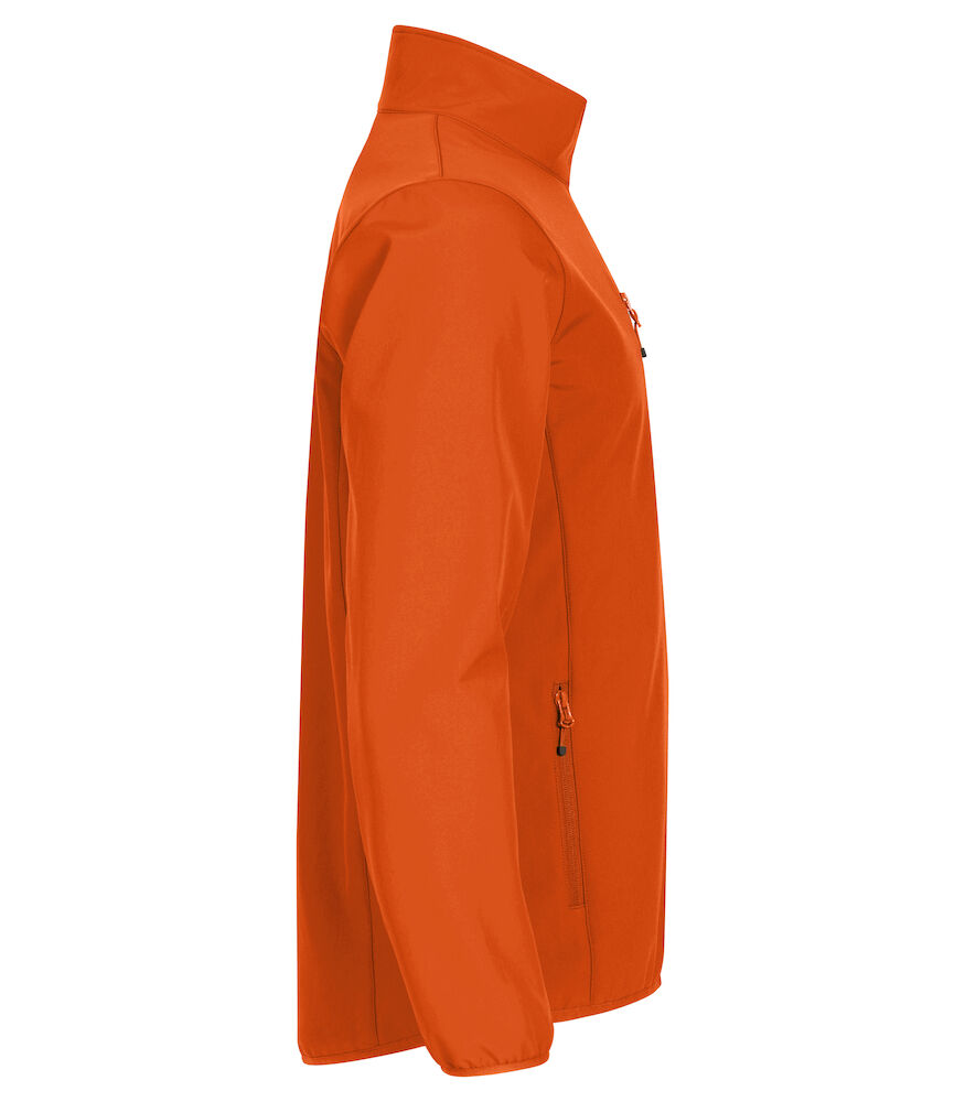 Clique Softshell Jas Heren - oranje, foto 4 van 6
