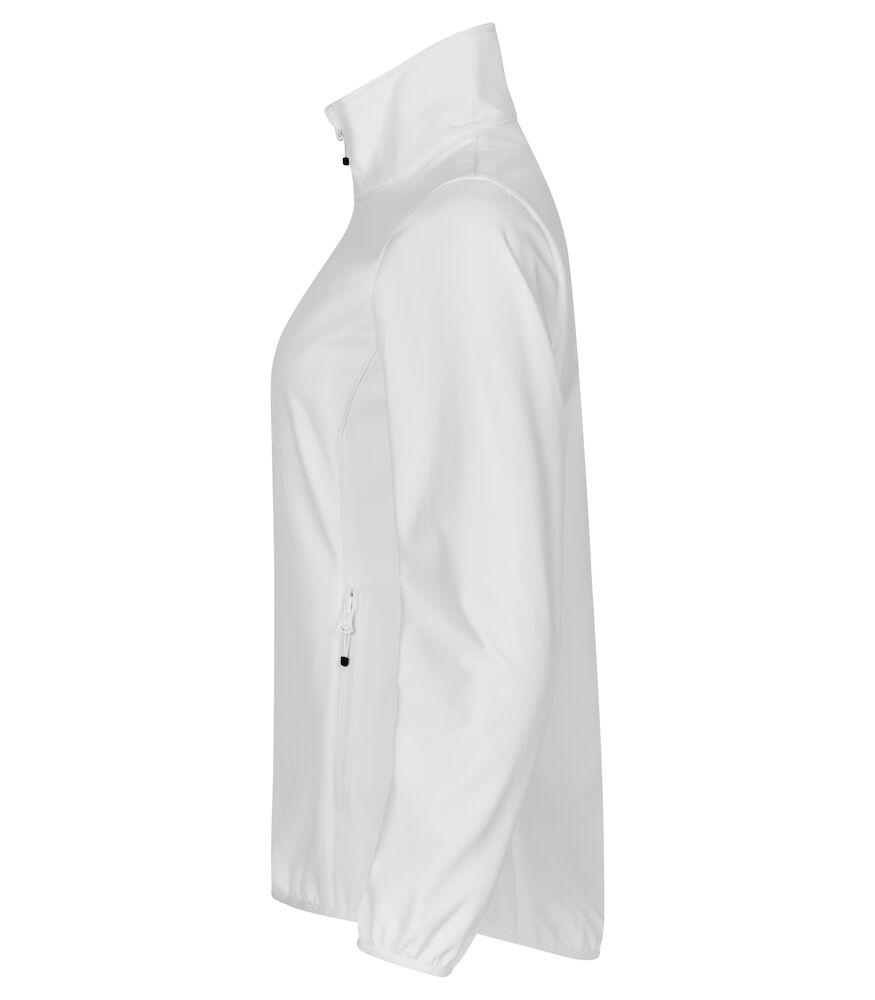 Clique Softshell Jas Dames - wit, foto 3 van 6
