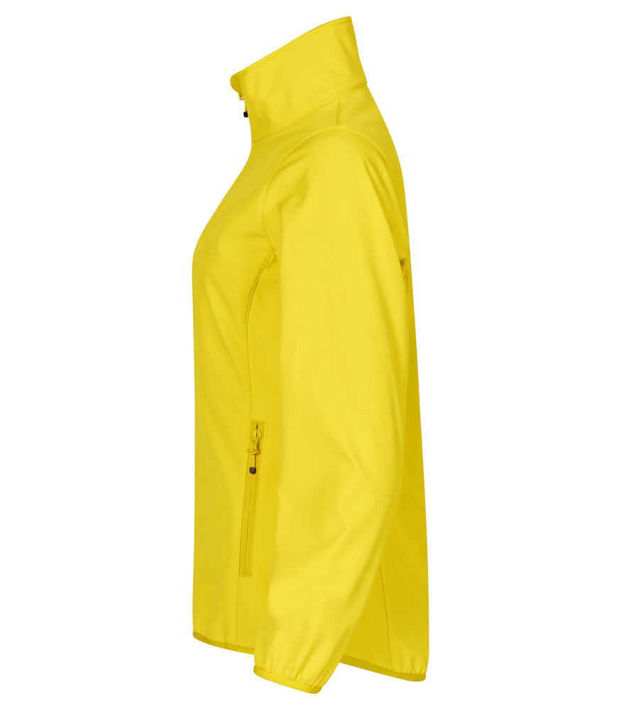 Clique Softshell Jas Dames - geel, foto 3 van 6