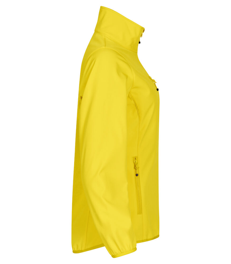 Clique Softshell Jas Dames - geel, foto 4 van 6