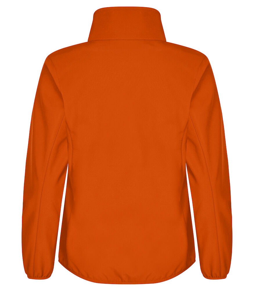 Clique Softshell Jas Dames - oranje, foto 2 van 6