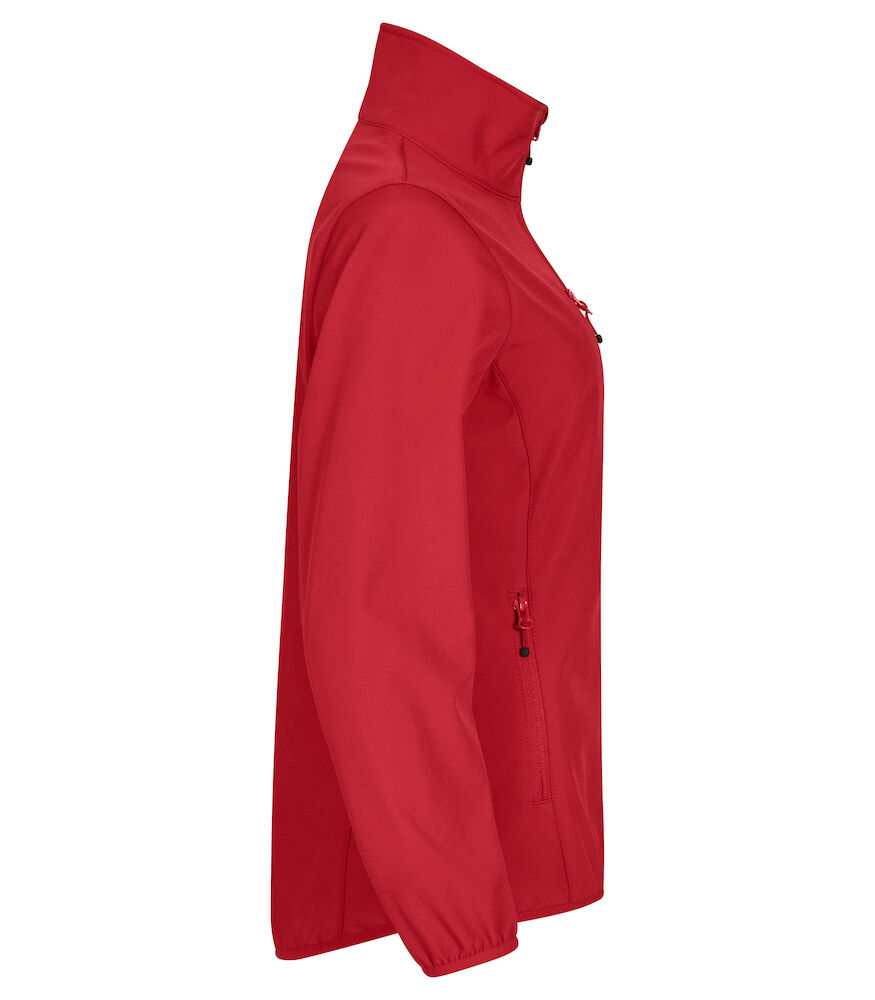 Clique Softshell Jas Dames - rood, foto 4 van 6