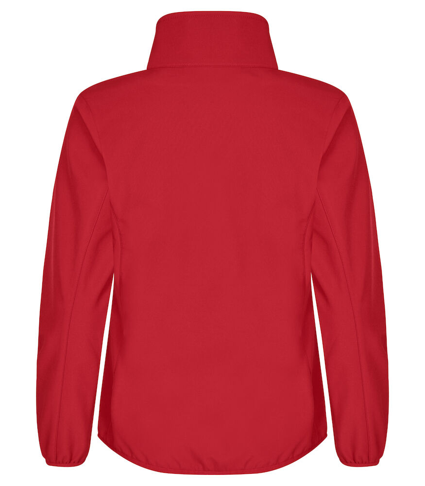 Clique Softshell Jas Dames - rood, foto 2 van 6