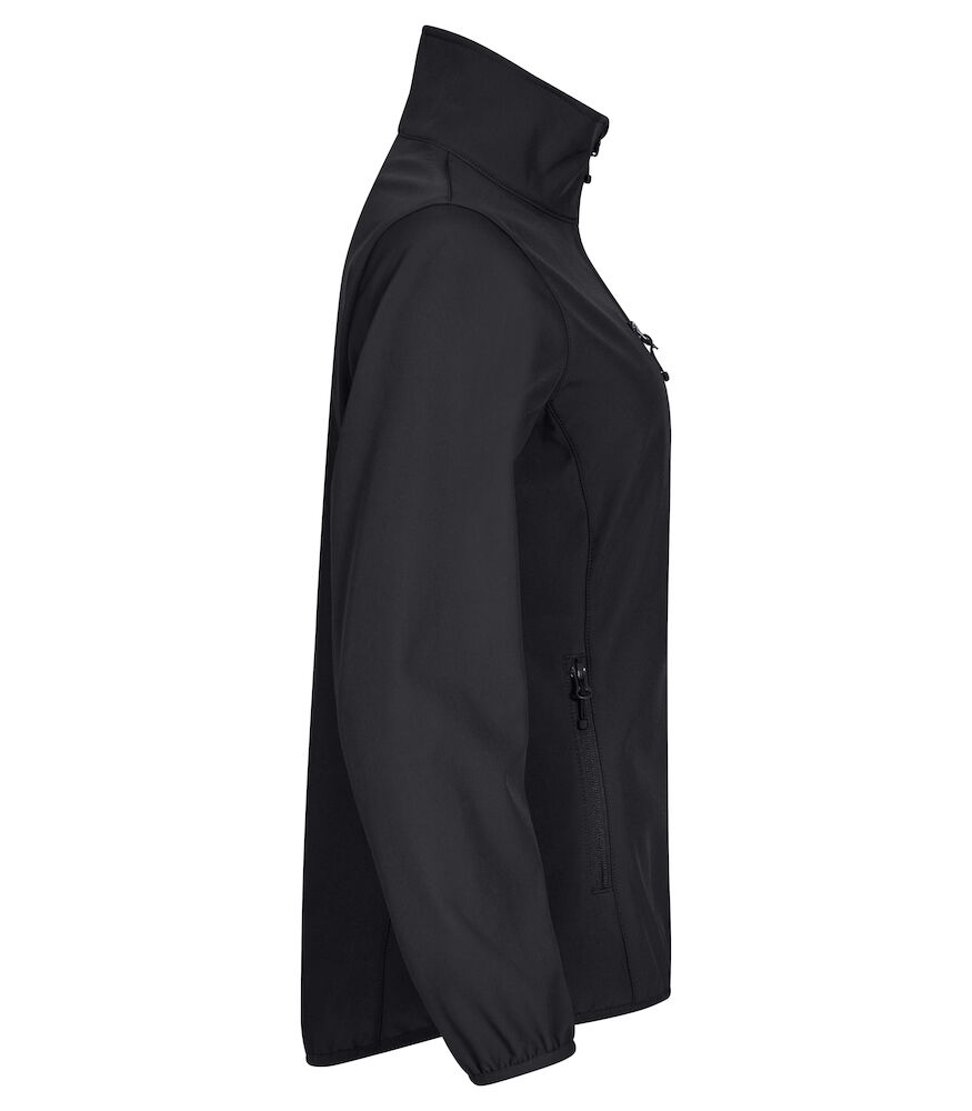 Clique Softshell Jas Dames - zwart, foto 4 van 6