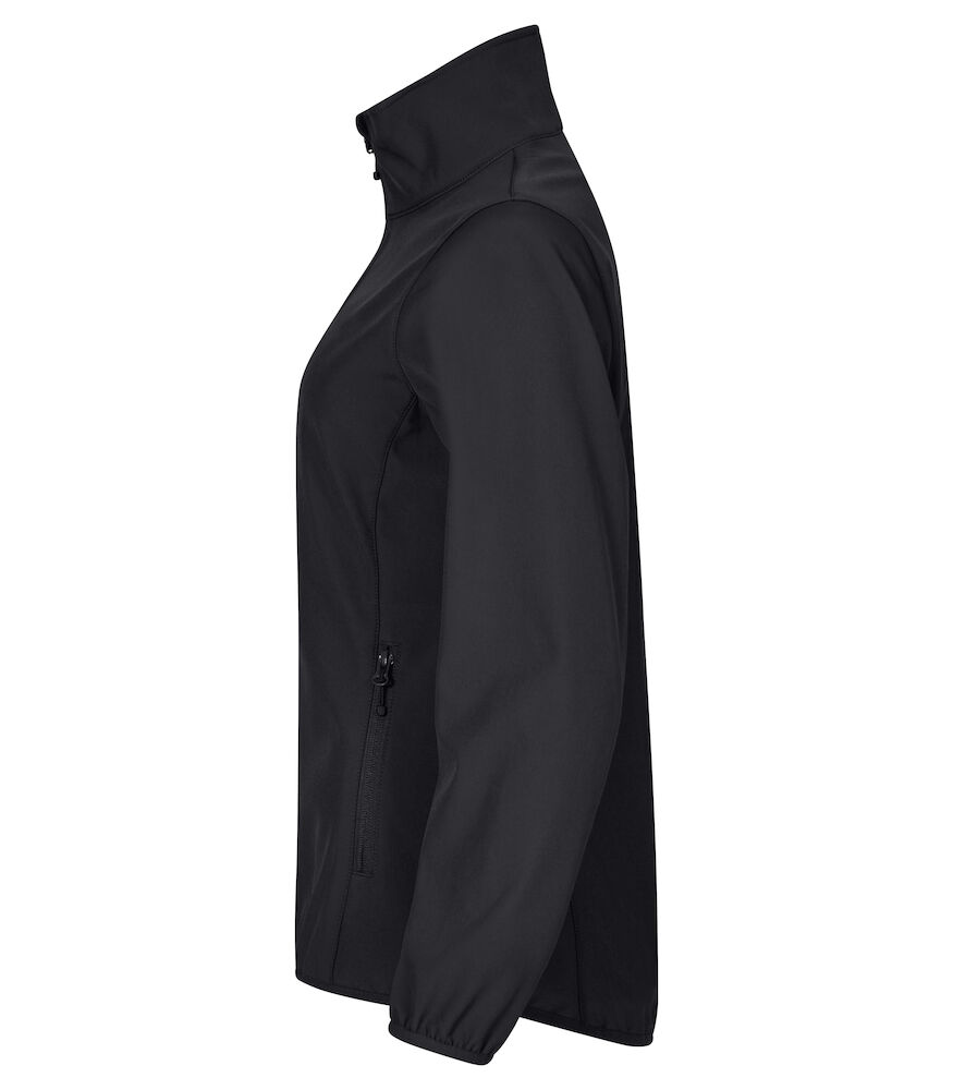 Clique Softshell Jas Dames - zwart, foto 3 van 6