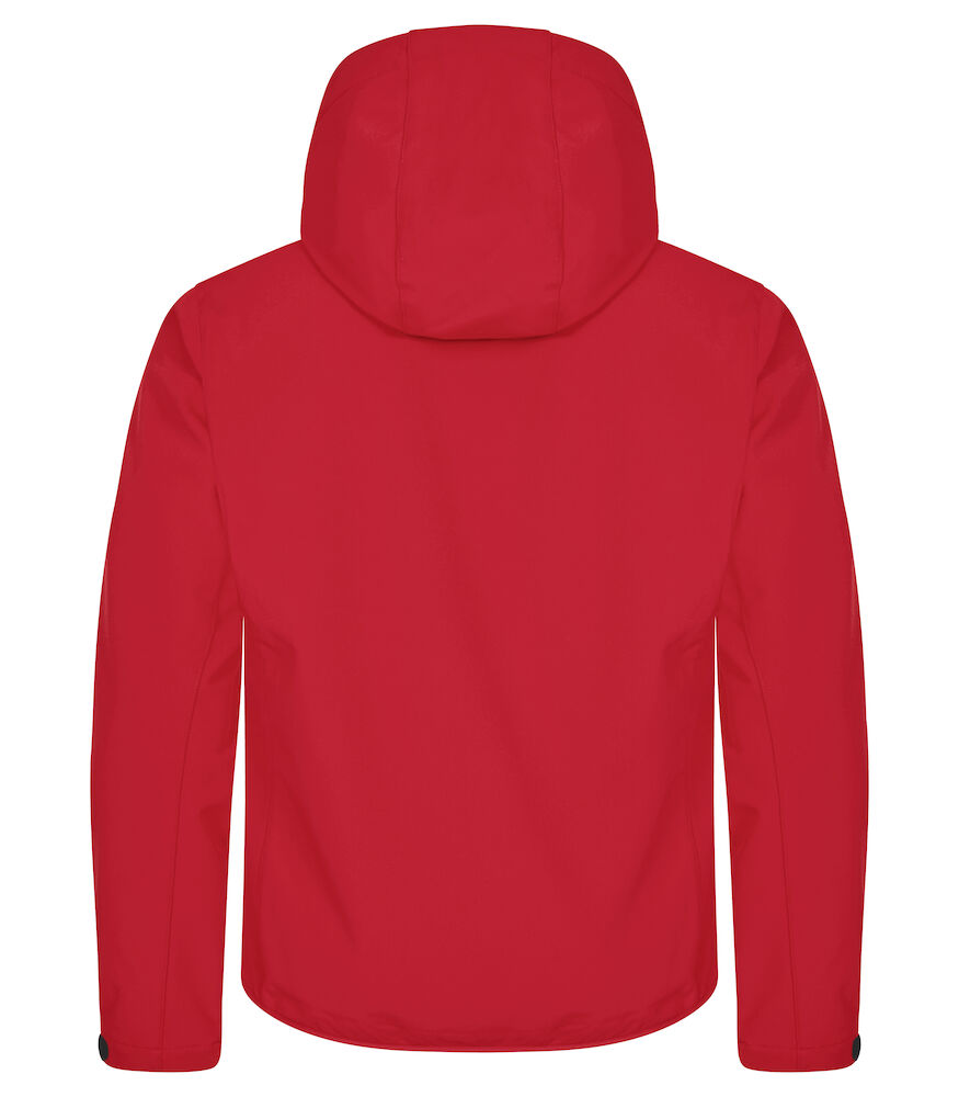 Clique Hoody Softshell Jas Heren - rood, foto 2 van 6