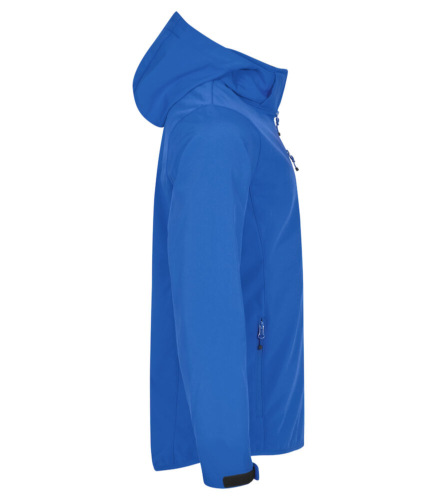 Clique Hoody Softshell Jas Heren - blauw, foto 4 van 6