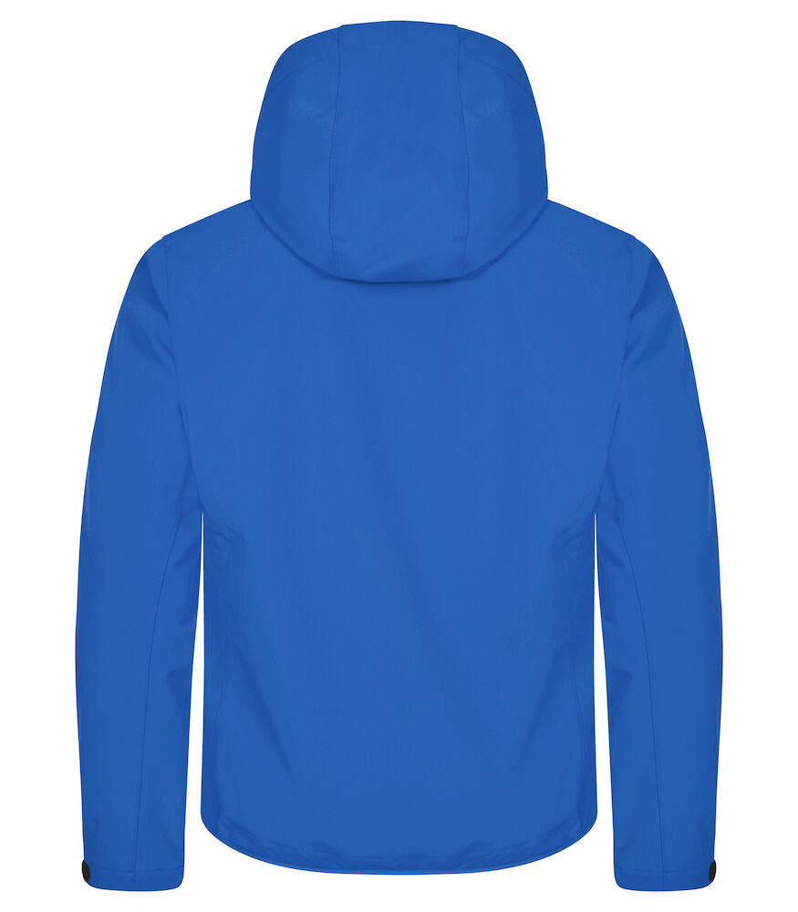 Clique Hoody Softshell Jas Heren - blauw, foto 2 van 6