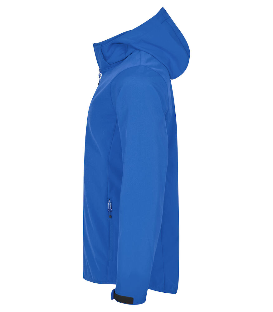 Clique Hoody Softshell Jas Heren - blauw, foto 3 van 6