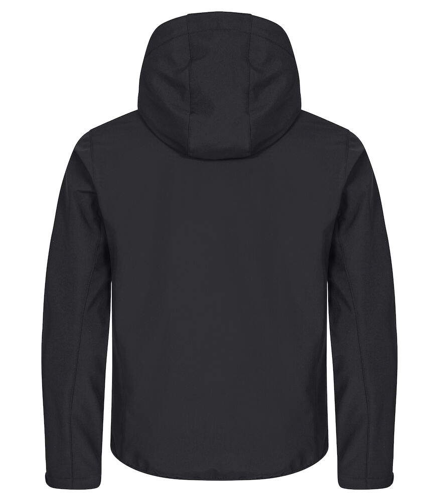 Clique Hoody Softshell Jas Heren - zwart, foto 2 van 6