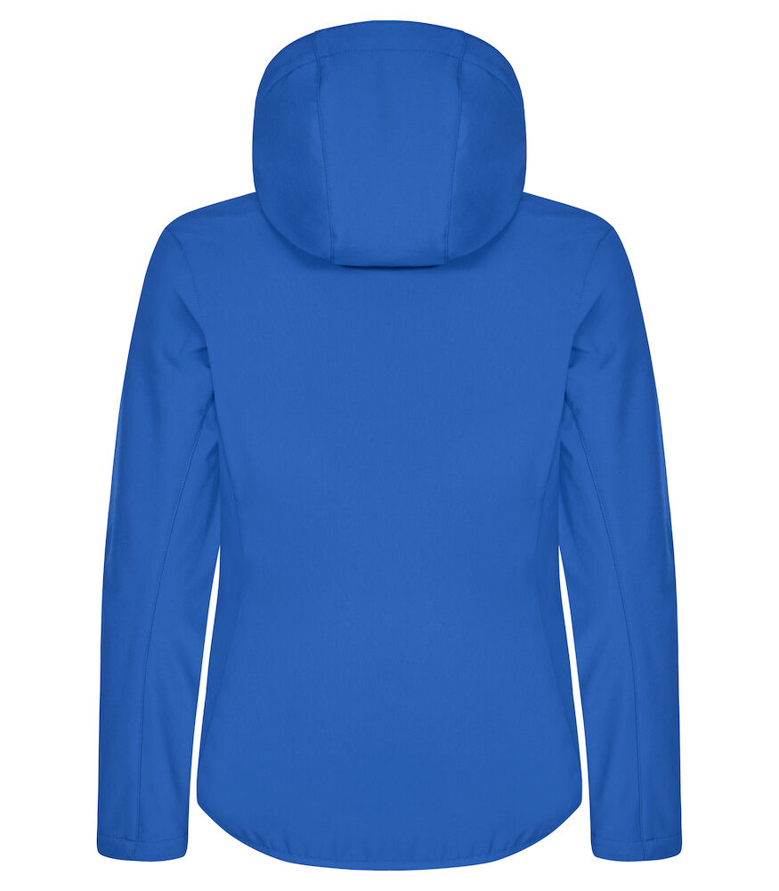 Clique Hoody Softshell Jas Dames - blauw, foto 2 van 6