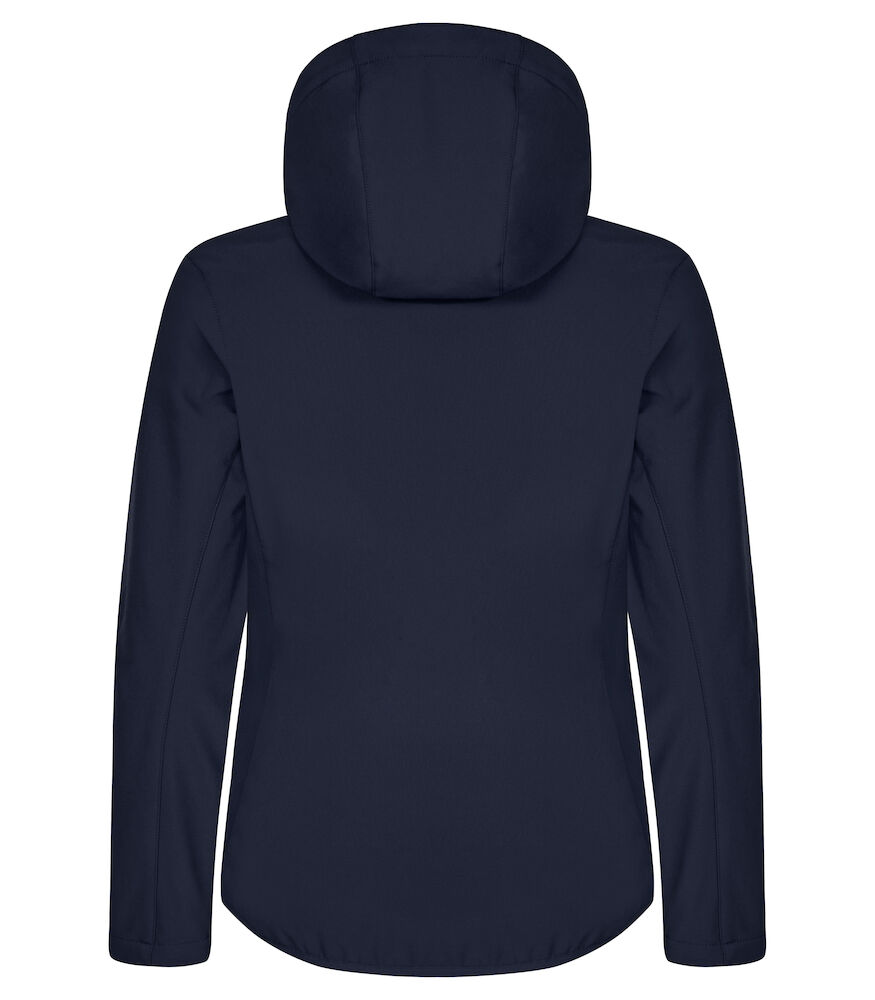 Clique Hoody Softshell Jas Dames - navy, foto 2 van 6