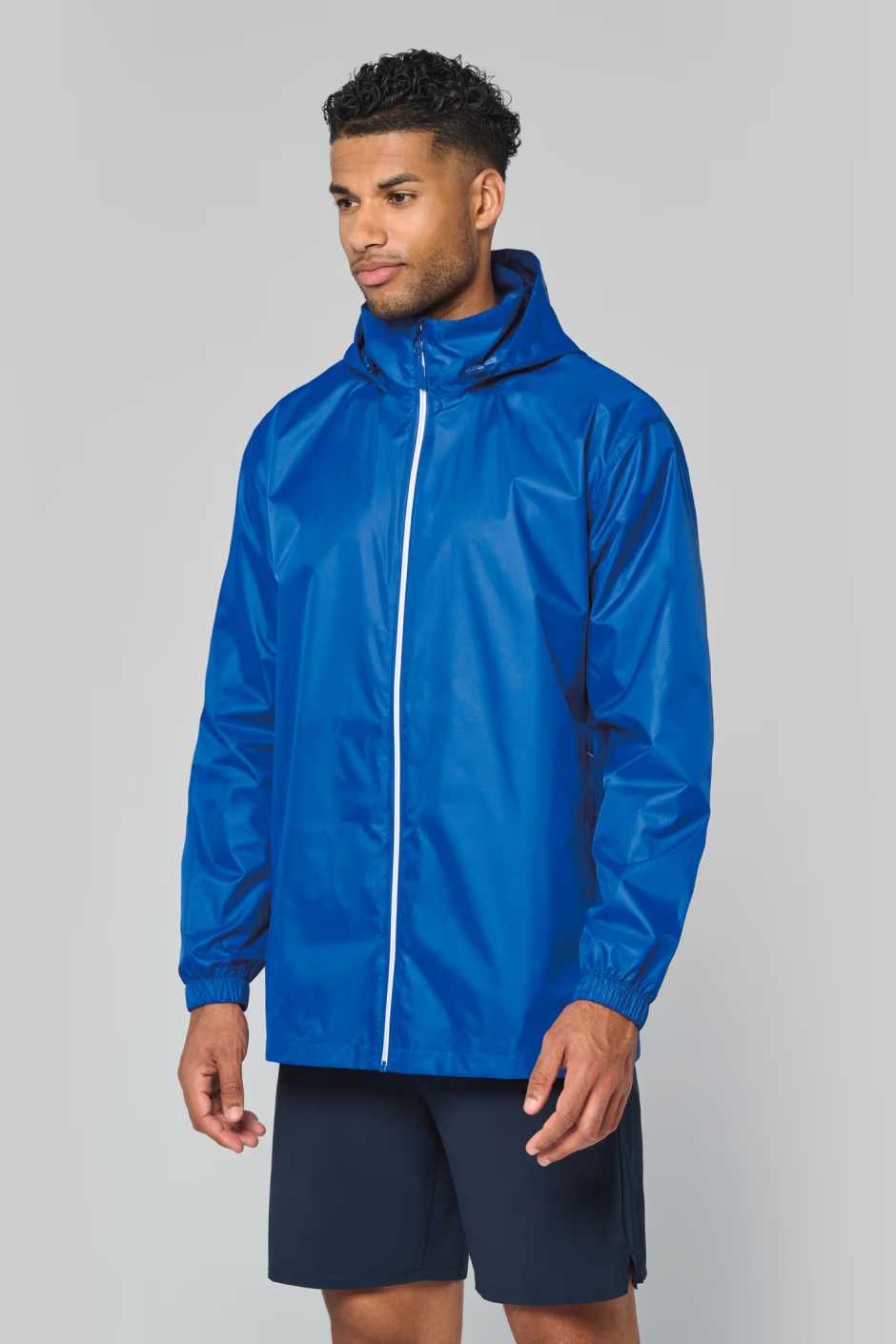 Regenjas met capuchon - blauw, foto 2 van 4