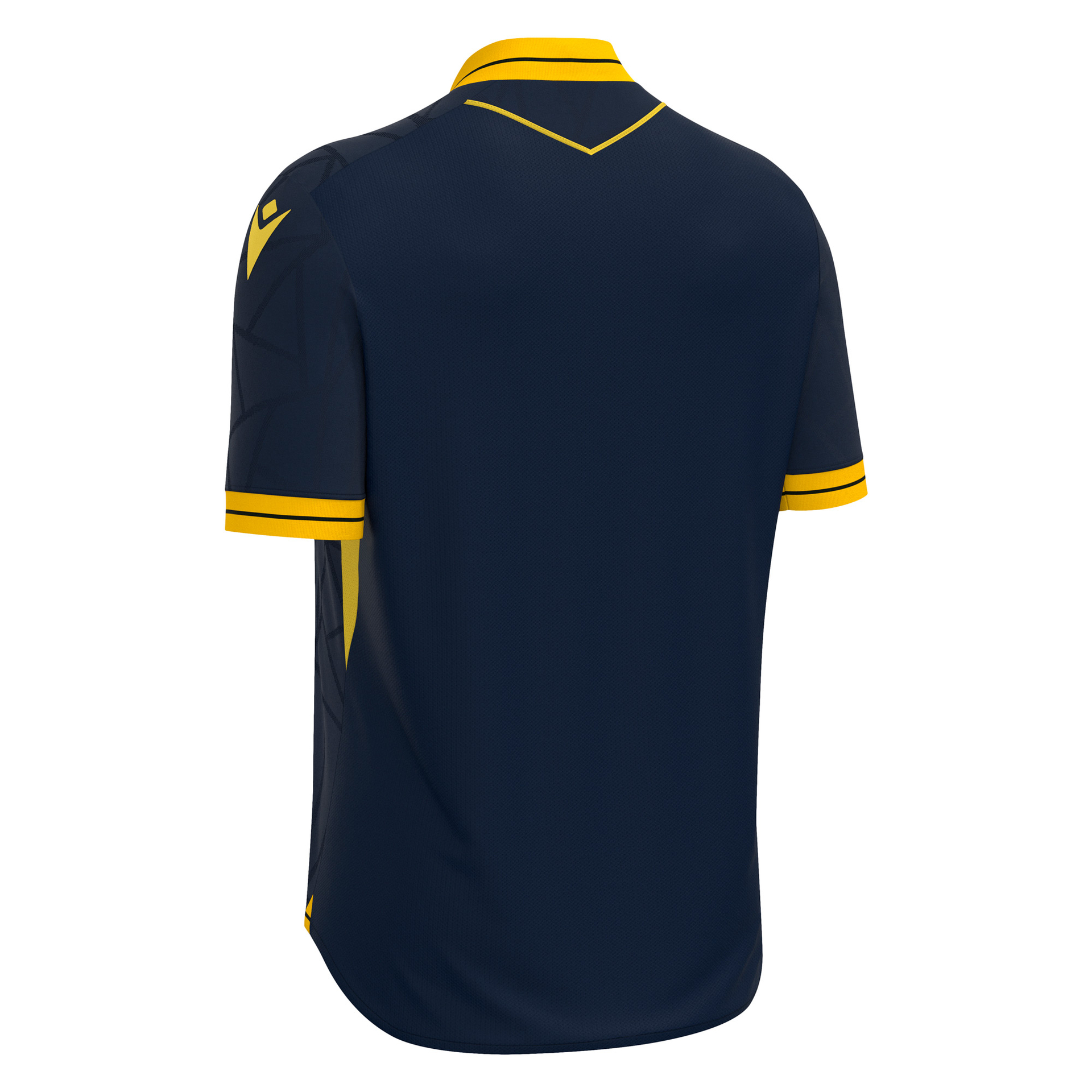Macron Cerberus shirt - navy/geel, foto 2 van 6