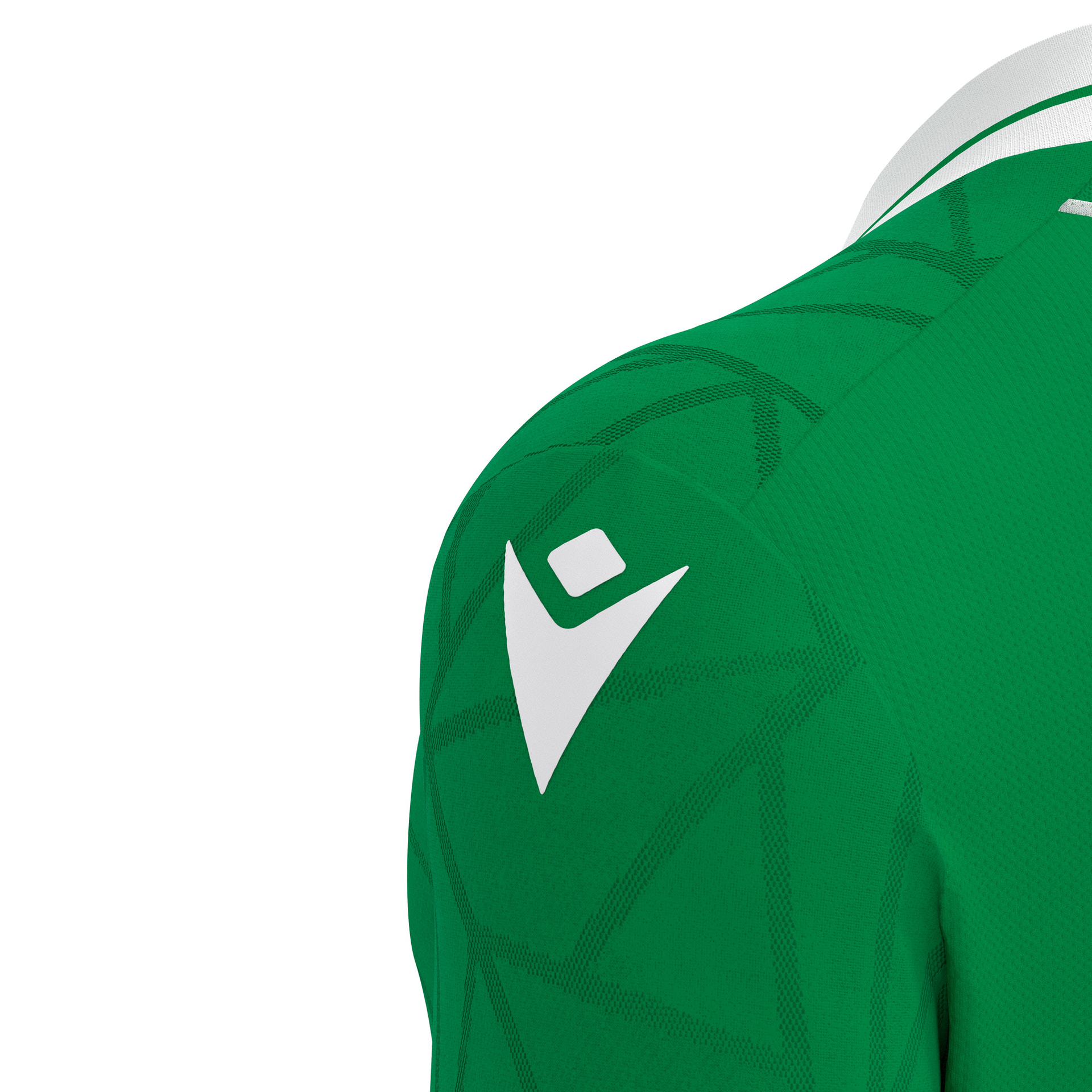 Macron Cerberus shirt - groen/wit, foto 5 van 6