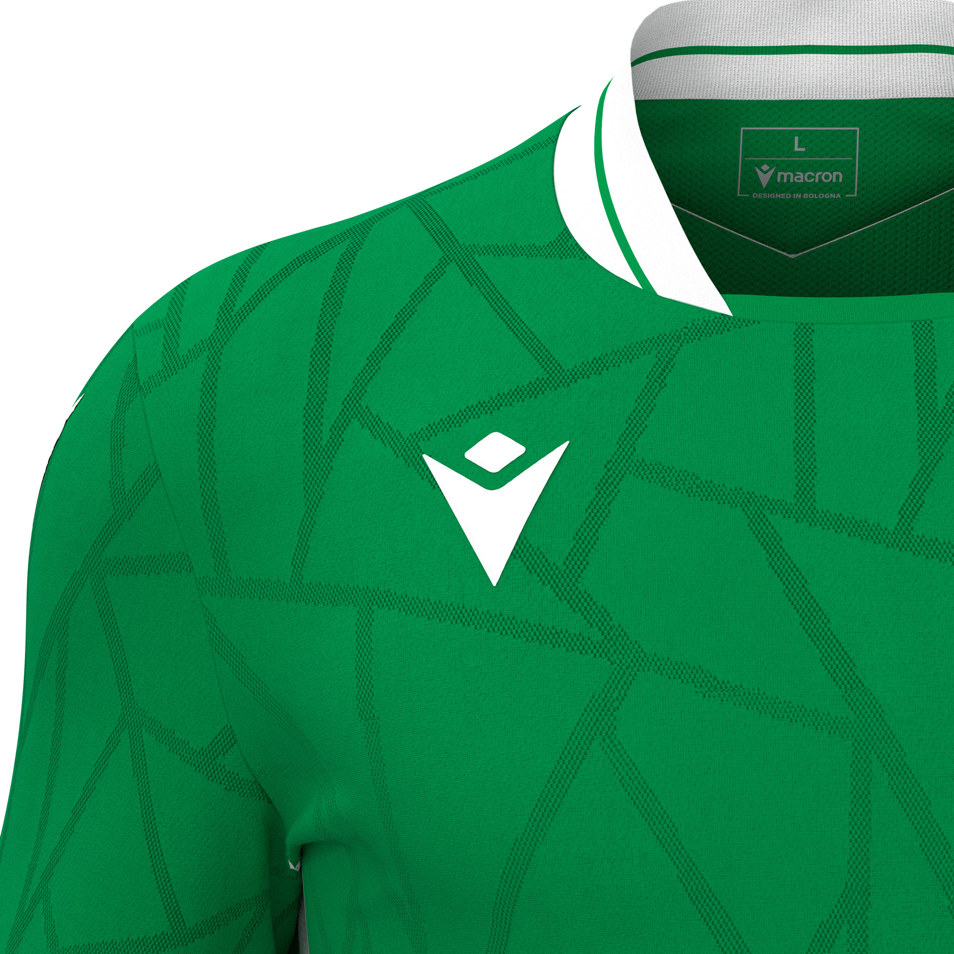 Macron Cerberus shirt - groen/wit, foto 3 van 6