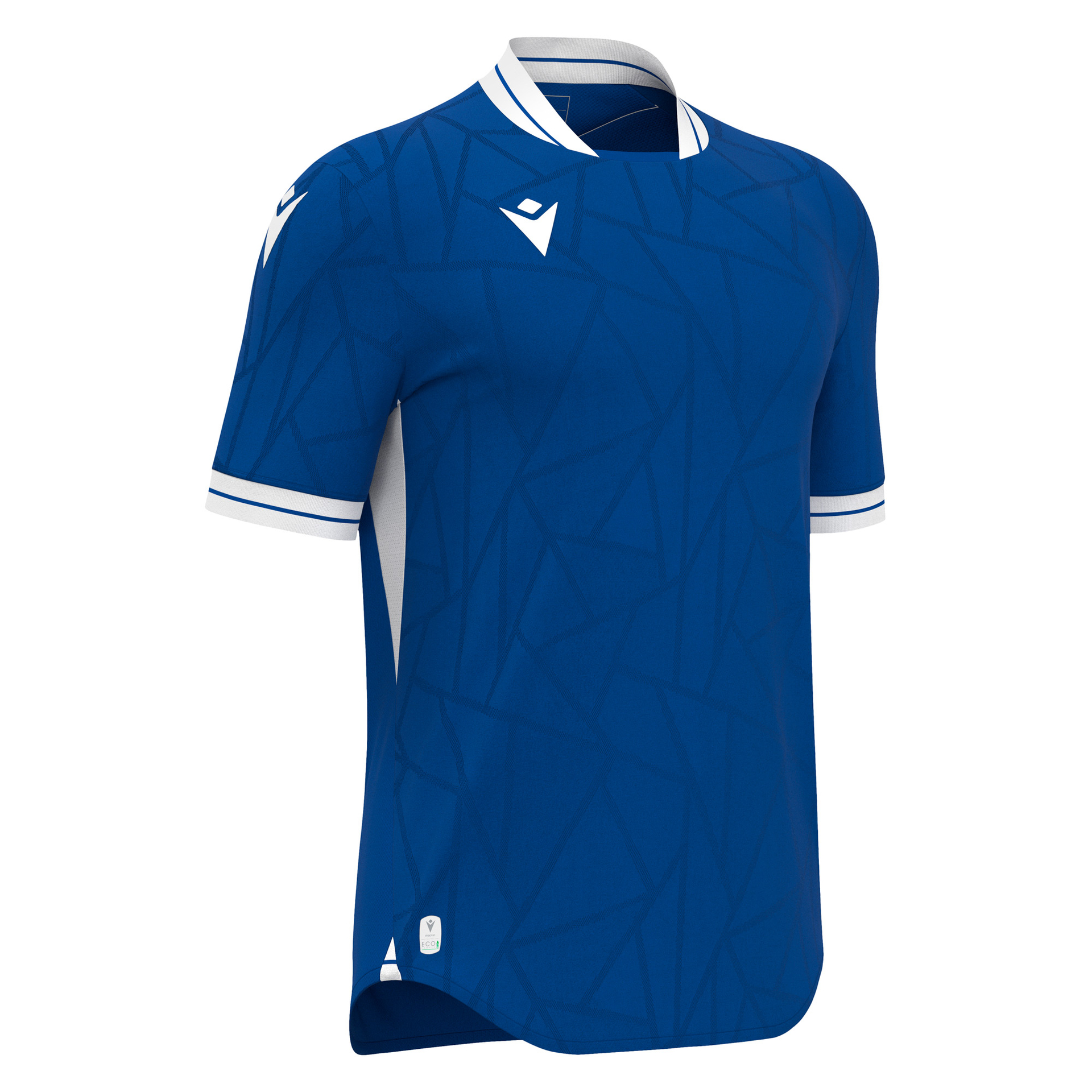 Macron Cerberus shirt - blauw/wit, foto 4 van 6