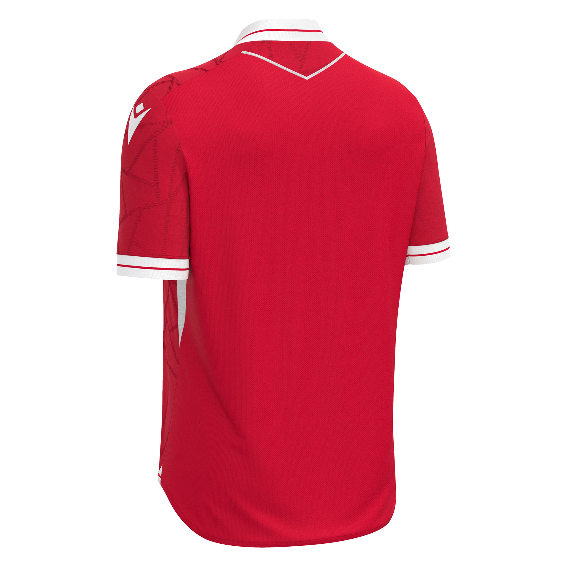 Macron Cerberus shirt - rood/wit, foto 2 van 6