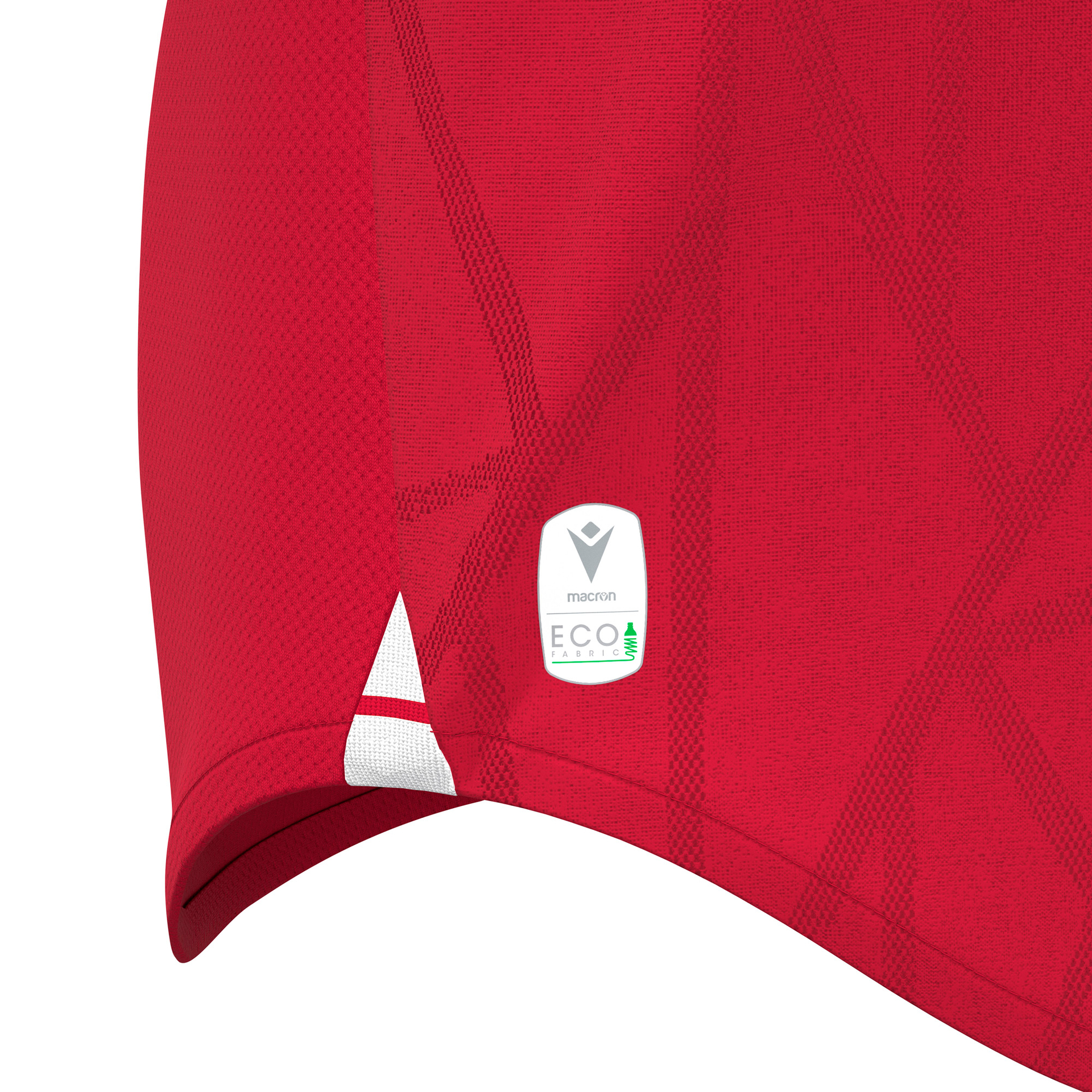Macron Cerberus shirt - rood/wit, foto 6 van 6